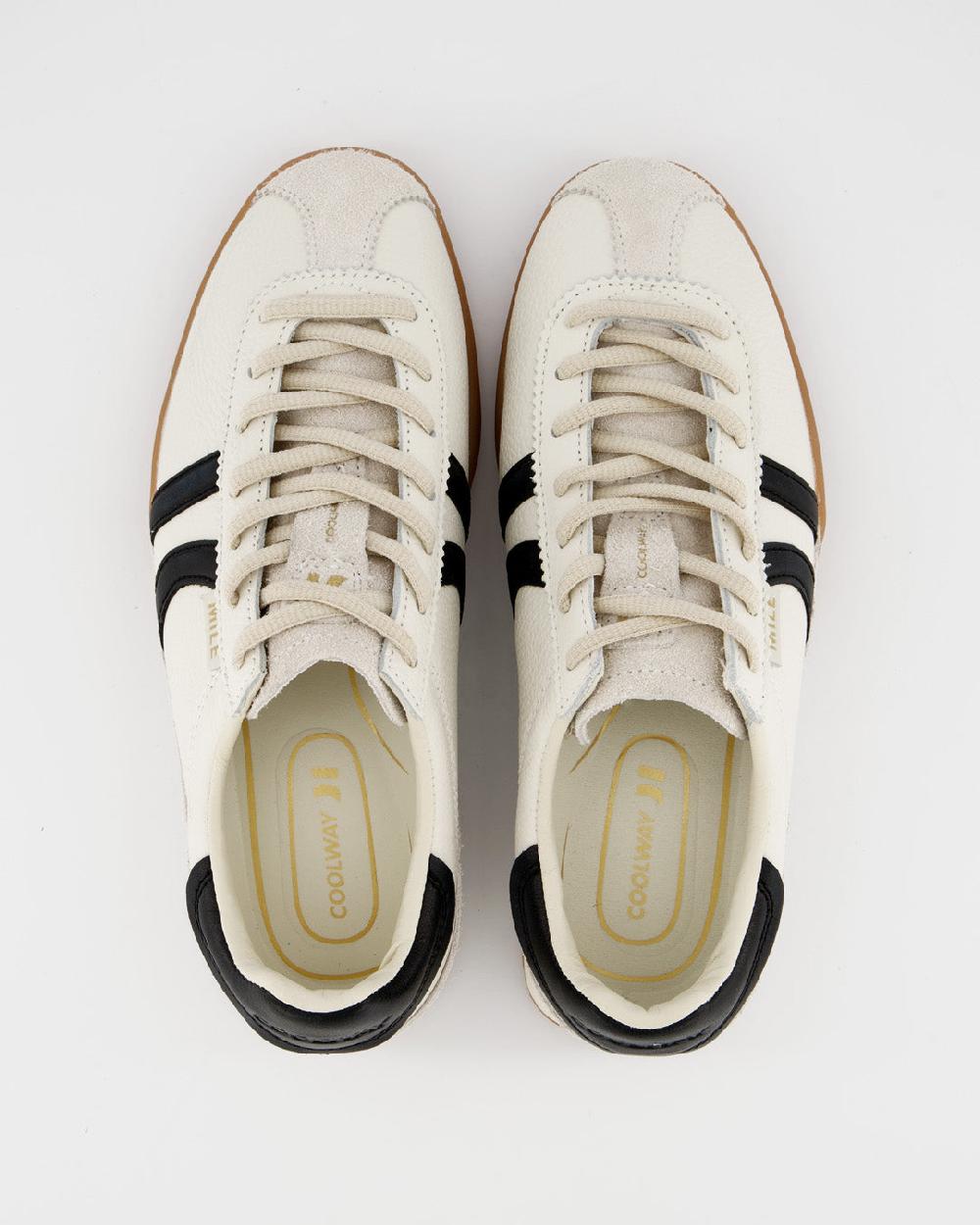 Coolway MILE WHITE LEATHER HOMBRE