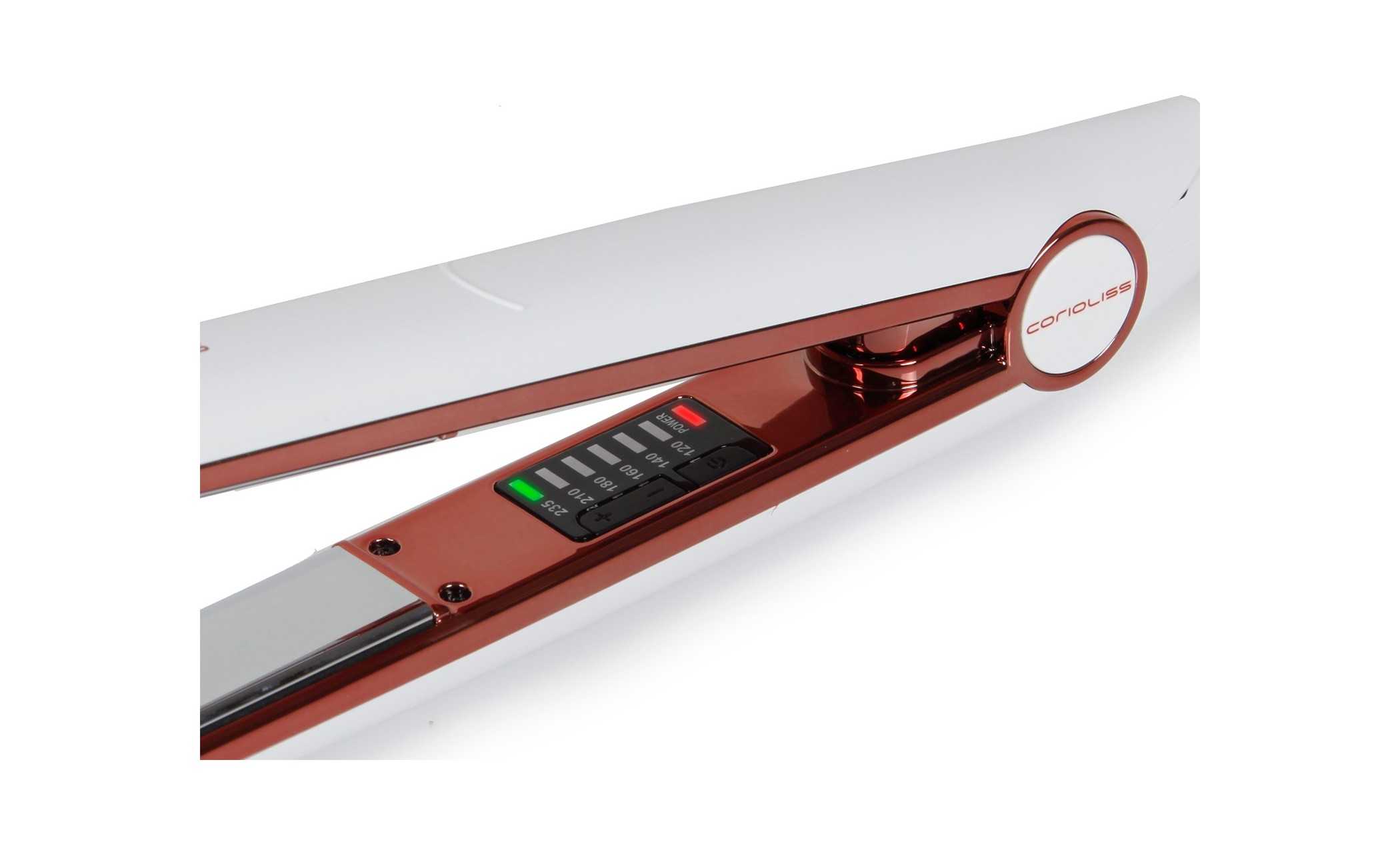 Corioliss PLANCHA DE PELO C1 WHITE SOFT TOUCH COPPER