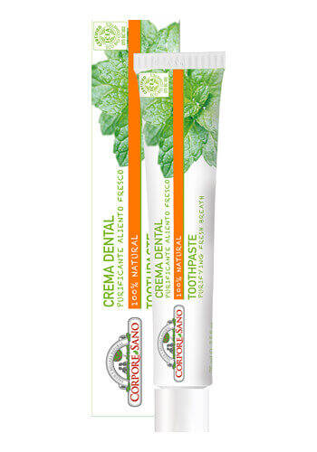 Corpore sano Crema Dental Aliento Fresco Tomillo Menta y Albahaca