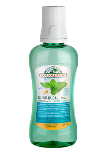 Corpore sano Elixir Bucal Aliento Fresco Menta Camomila y Aloe Vera