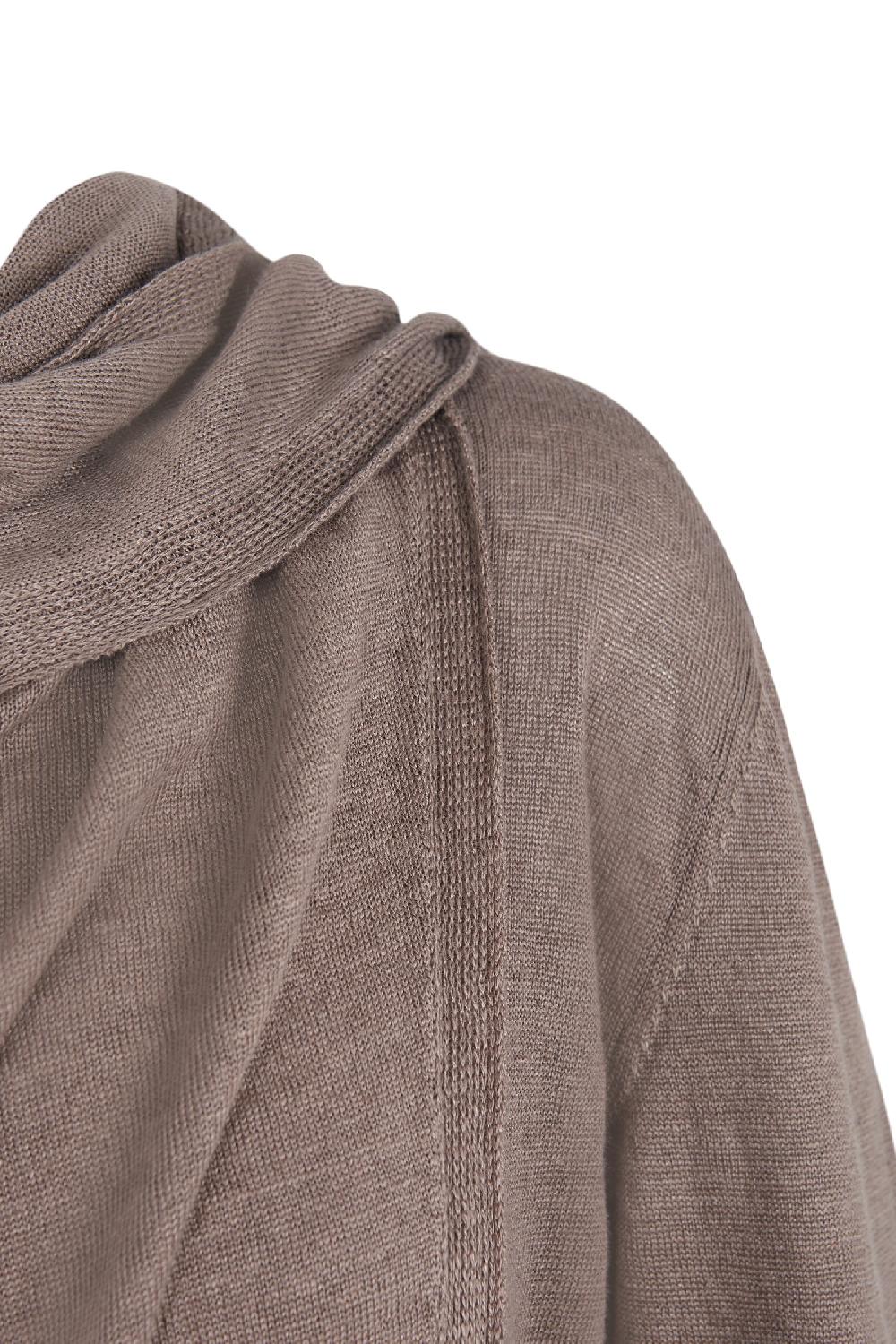 Cortana Botanica Top Envolvente En Punto De Lino Visón