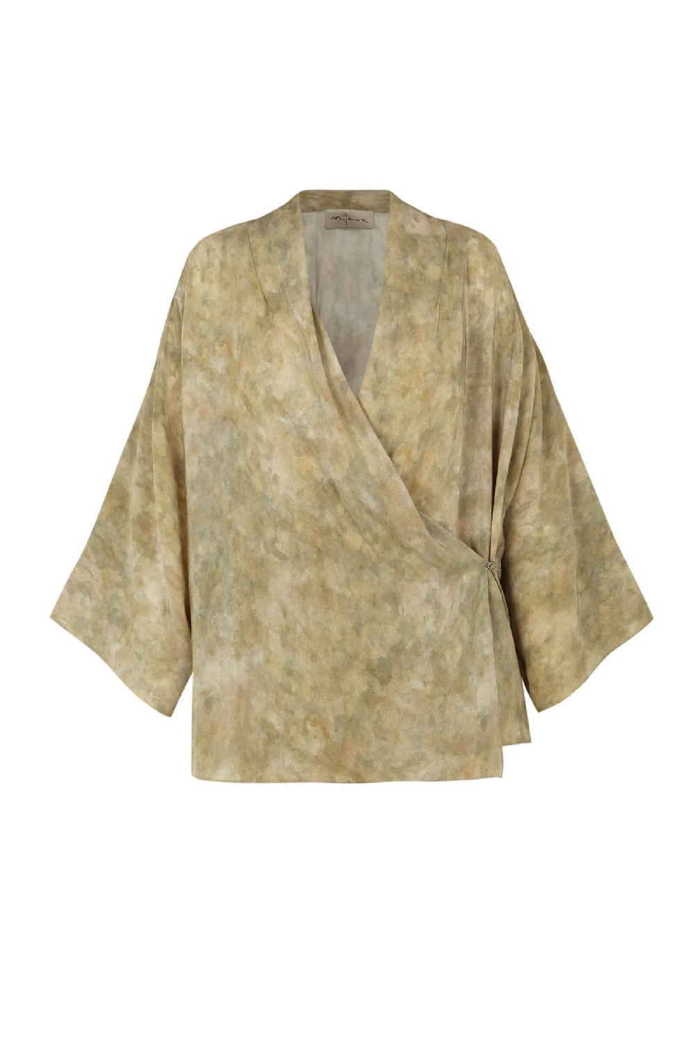 Cortana Ada blusa en seda hope print