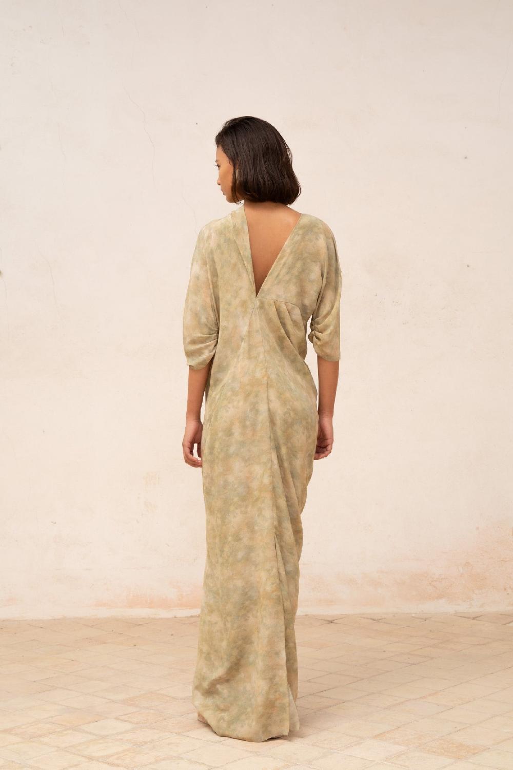 Cortana Ada Vestido En Seda Hope Print