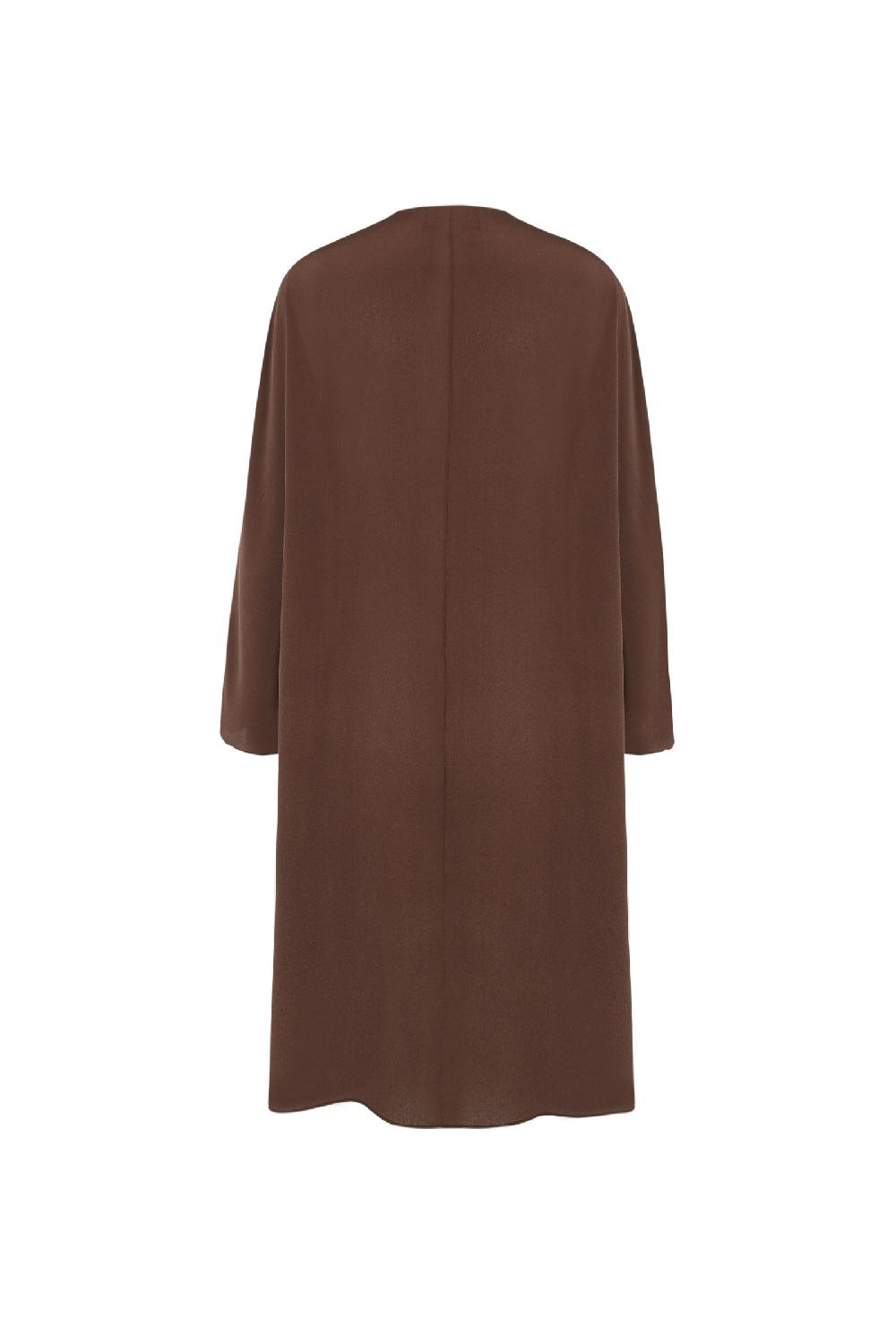 Cortana Agnes Camisa En Seda Ciruela