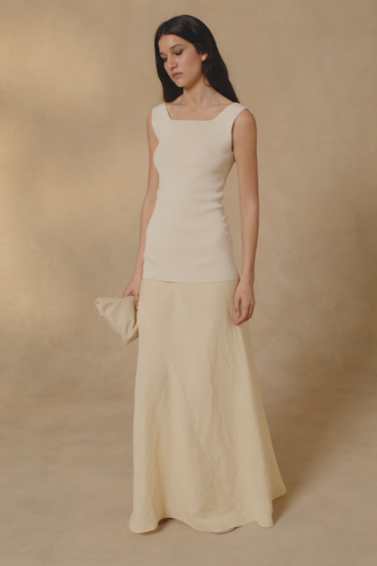 Cortana Alaska Top Sin Mangas Marfil