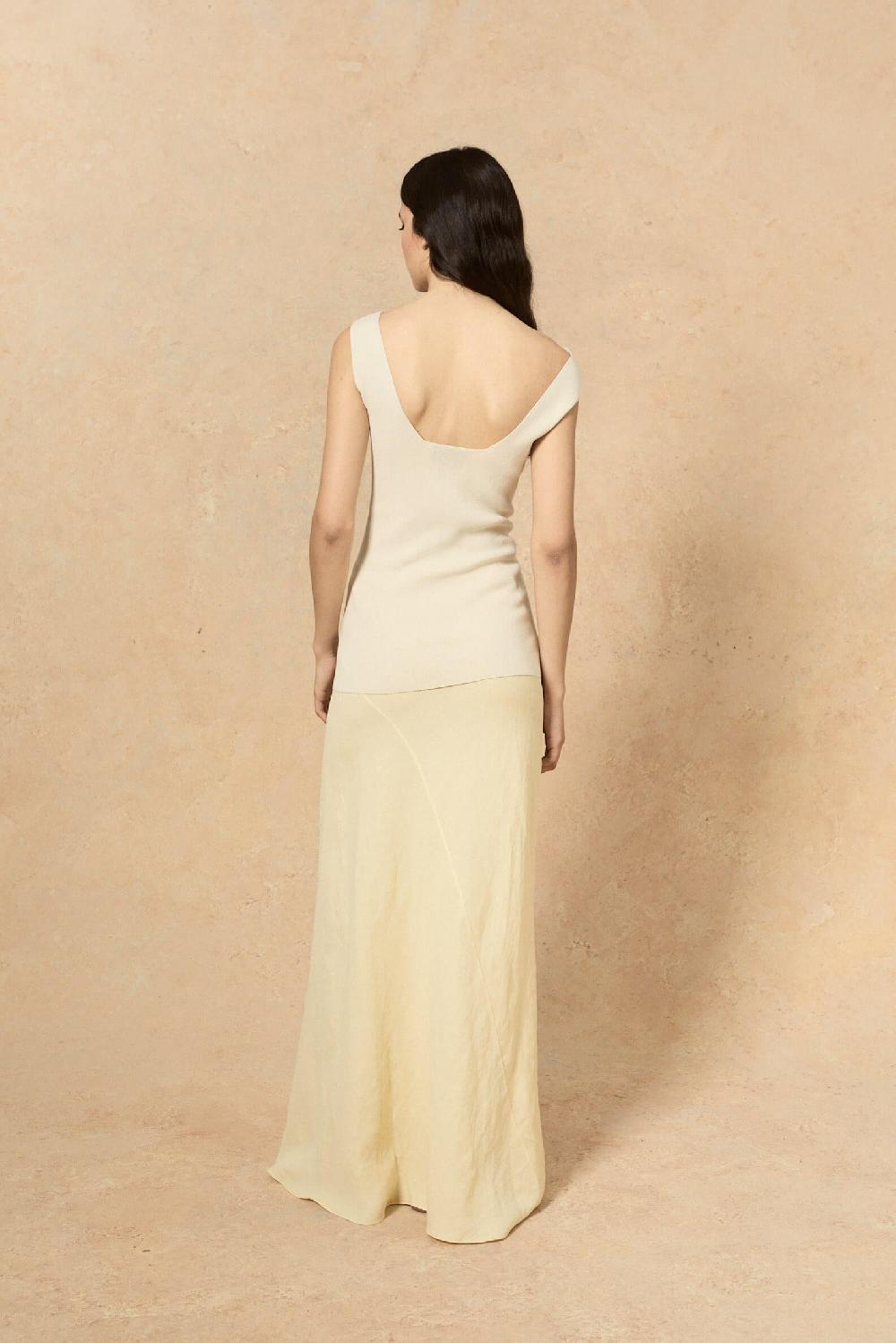 Cortana Alaska Top Sin Mangas Marfil