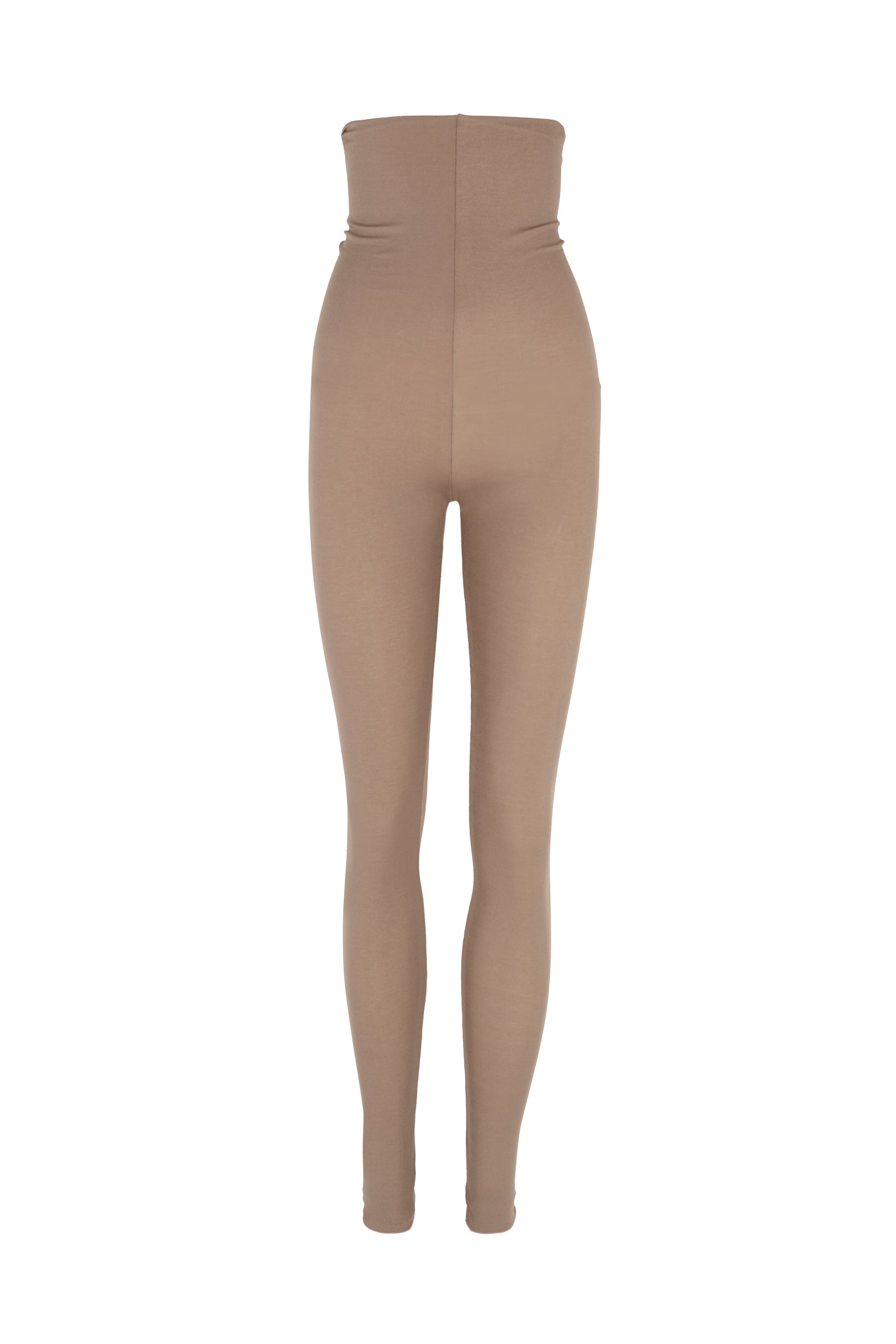 Cortana Alice Leggings En Cupro Stretch Cocoa