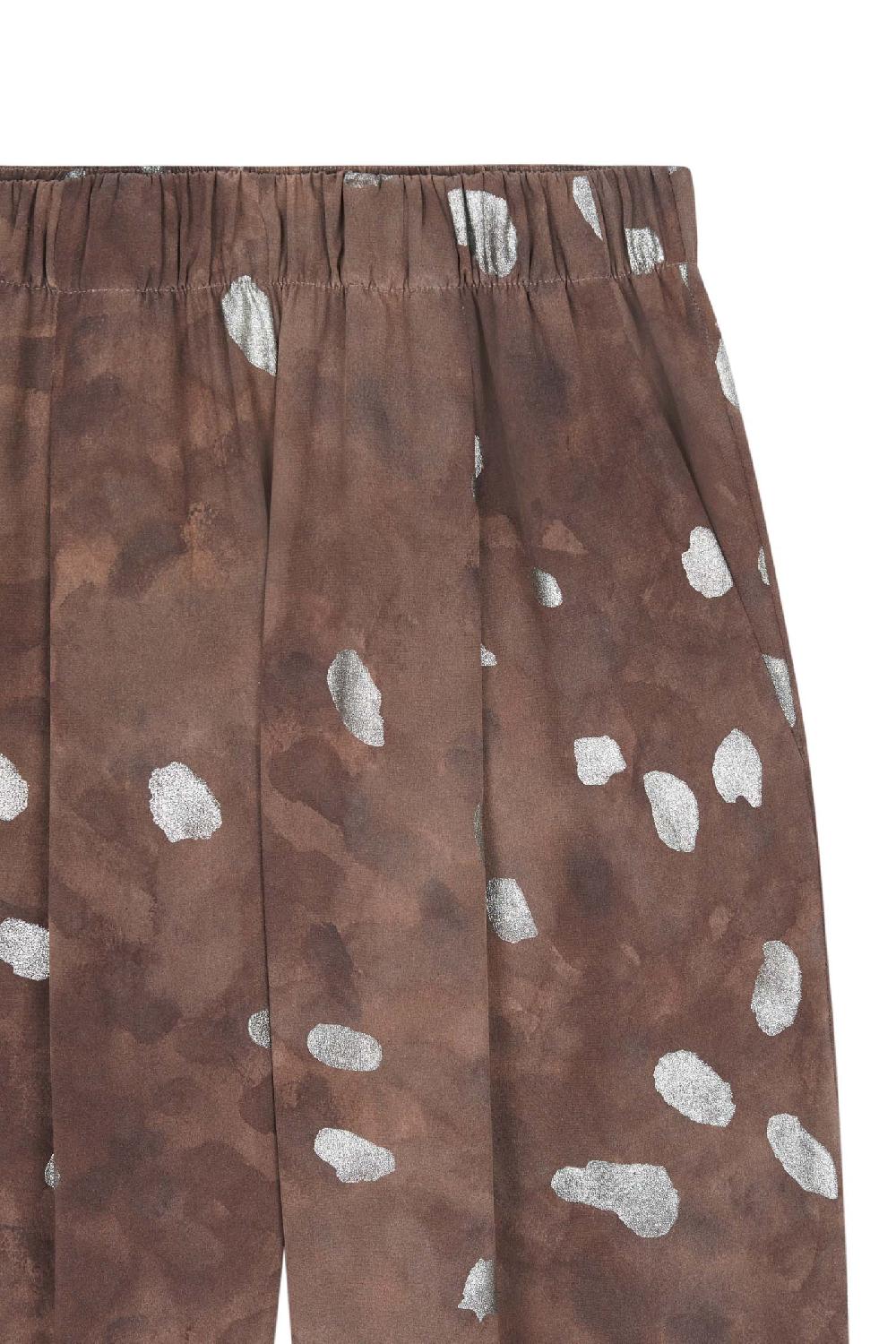 Cortana Alina Pantalón En Seda Shita Print