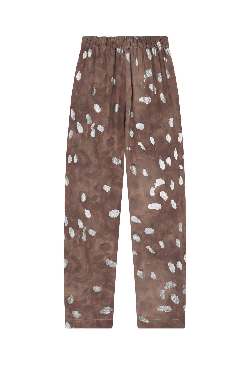 Cortana Alina Pantalón En Seda Shita Print