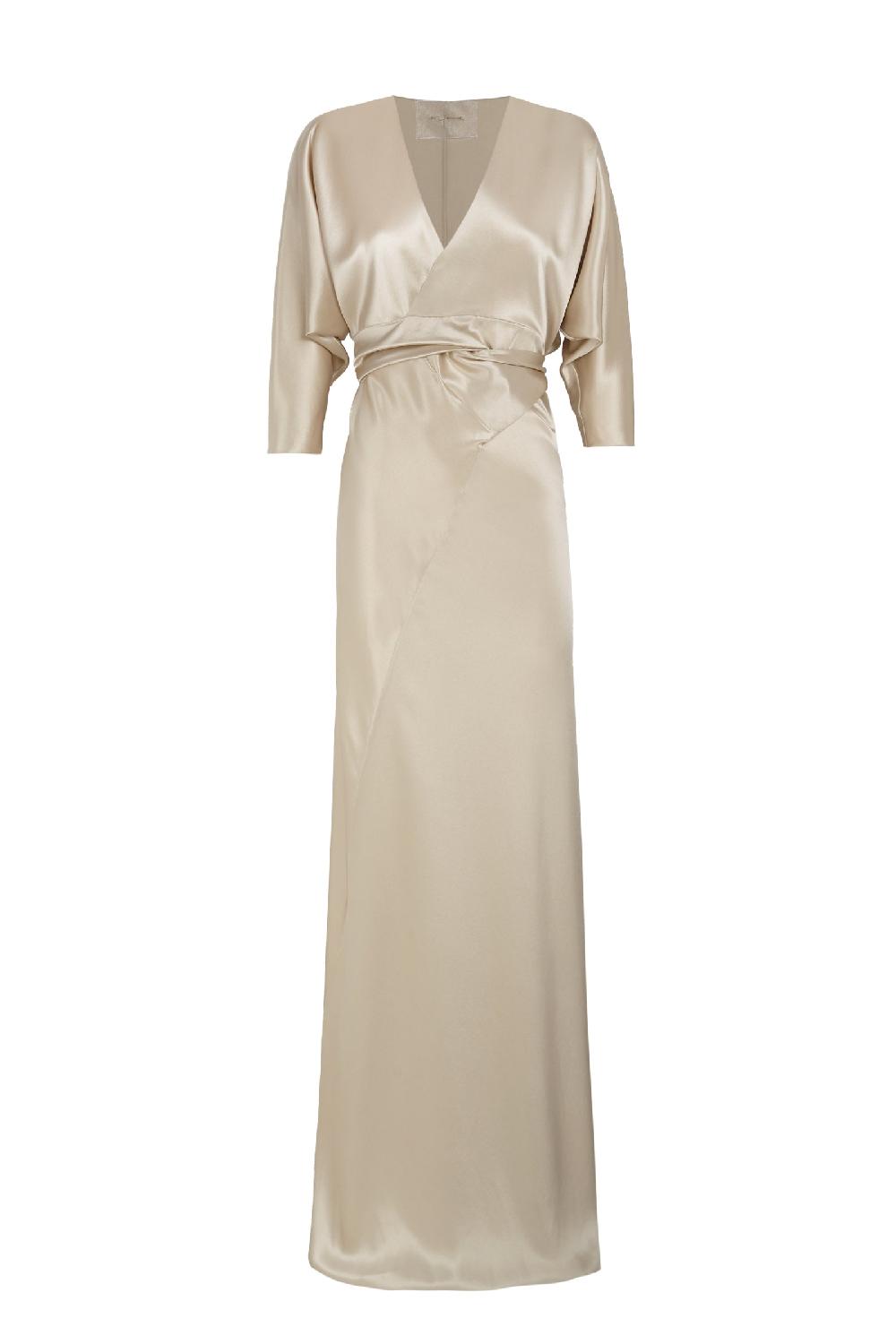 Cortana Amara vestido champagne