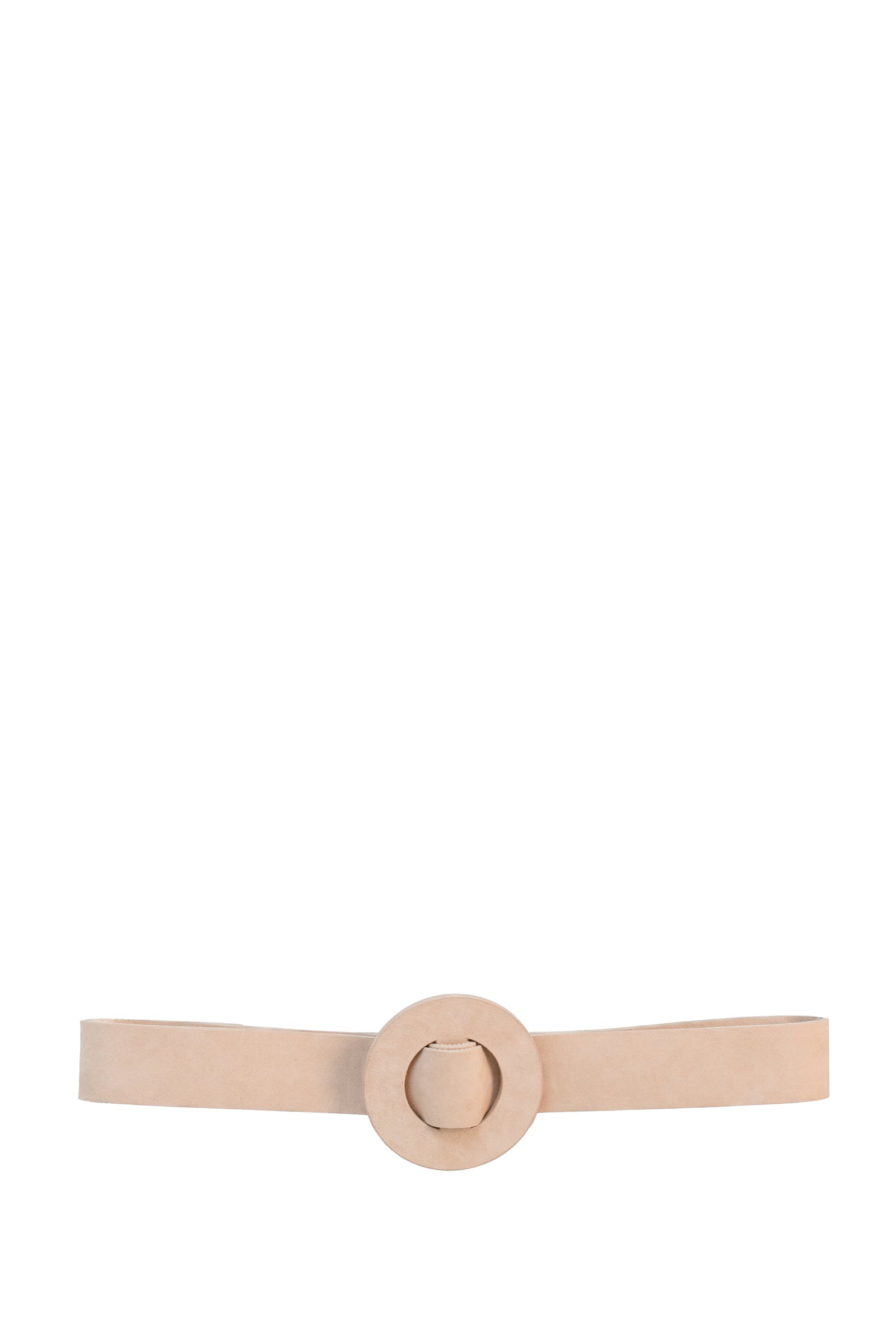 Cortana Aro L Cinturón Grueso En Ante Beige