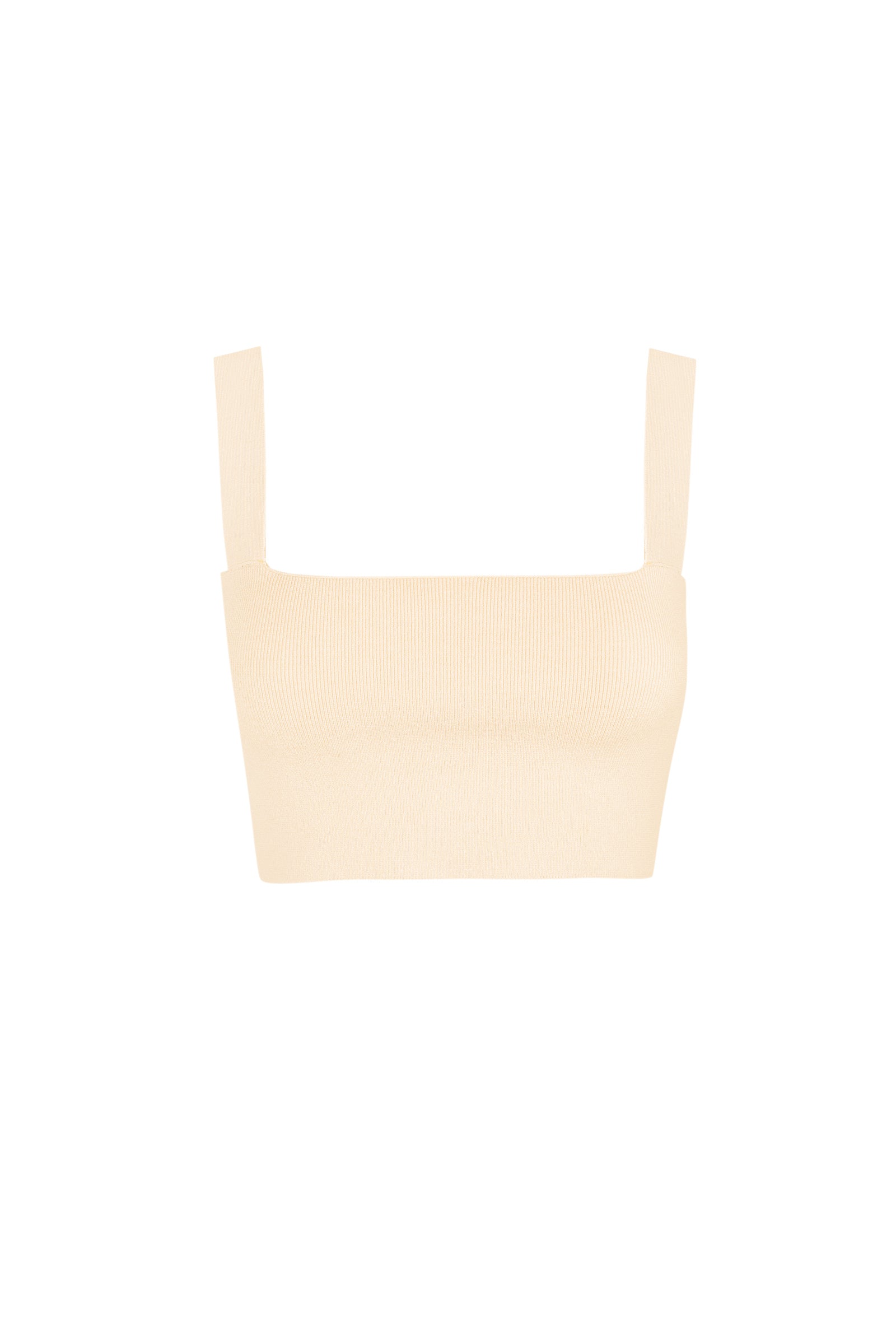 Cortana Bambino top bandeau en punto crudo