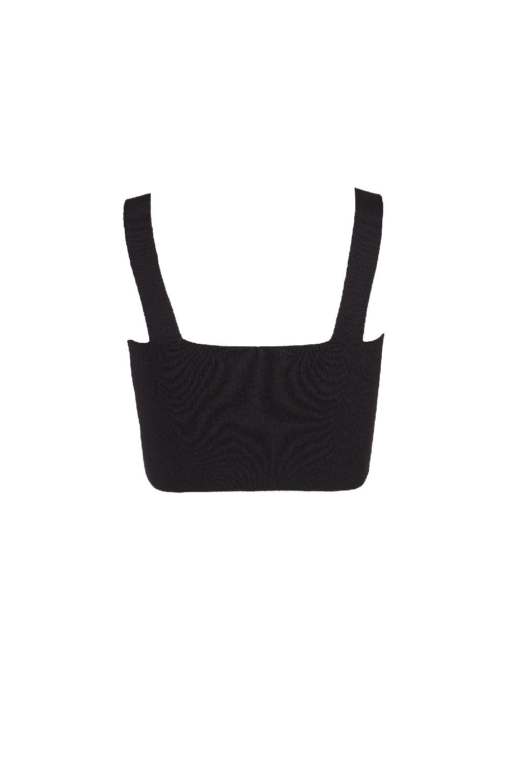 Cortana Bambino Top Bandeau En Punto Negro
