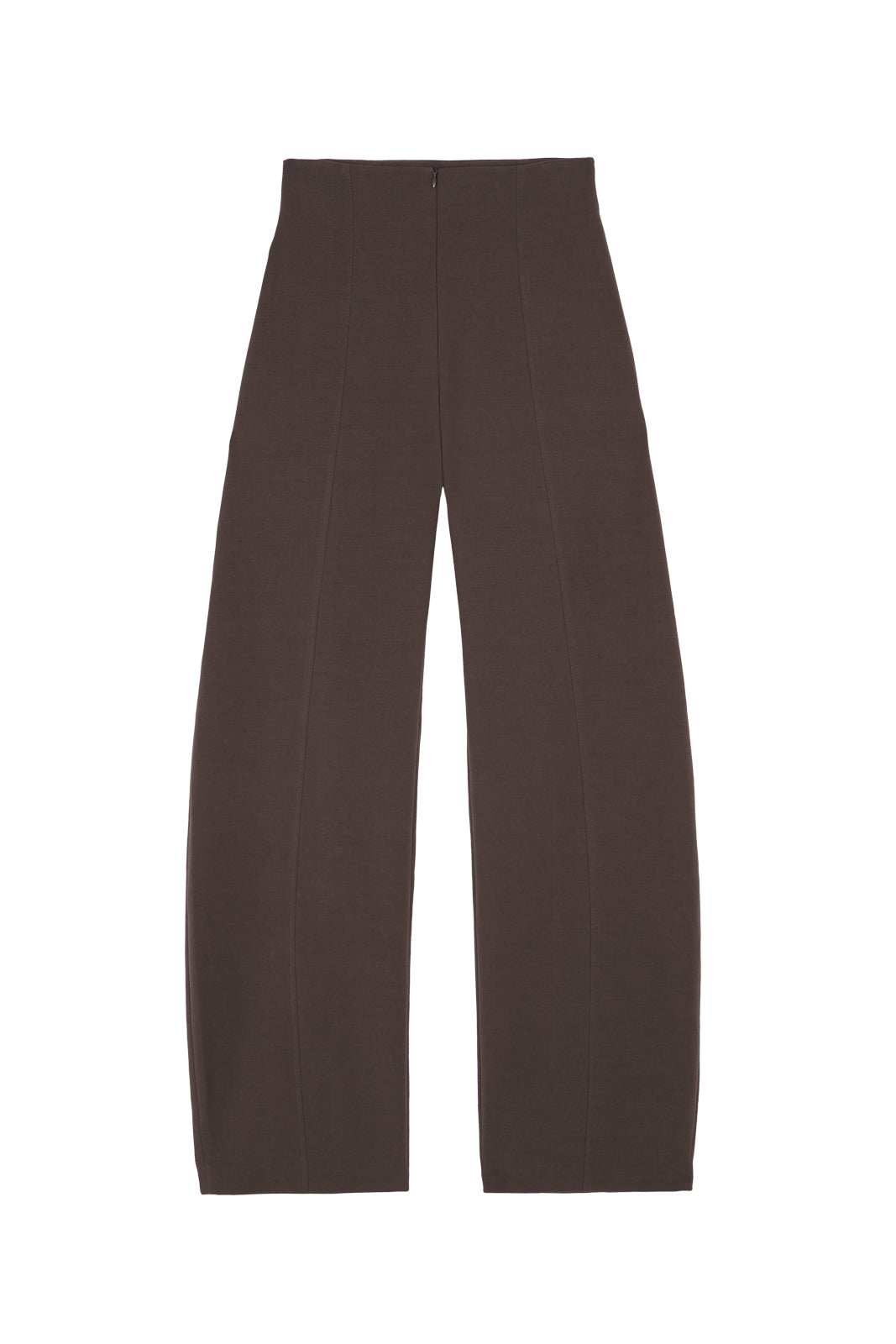 Cortana Bawa pantalon de talle alto marron