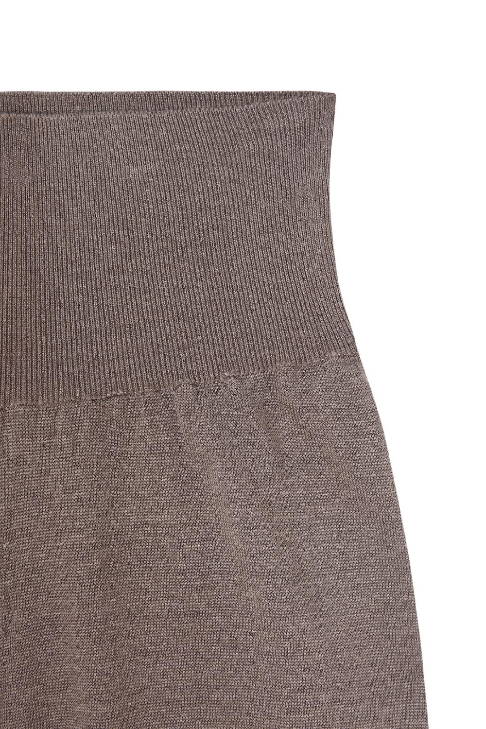 Cortana Botanica Pantalón En Punto De Lino Visón