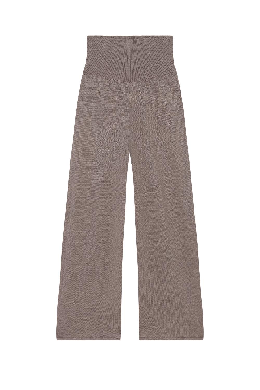 Cortana Botanica pantalón en punto de lino visón