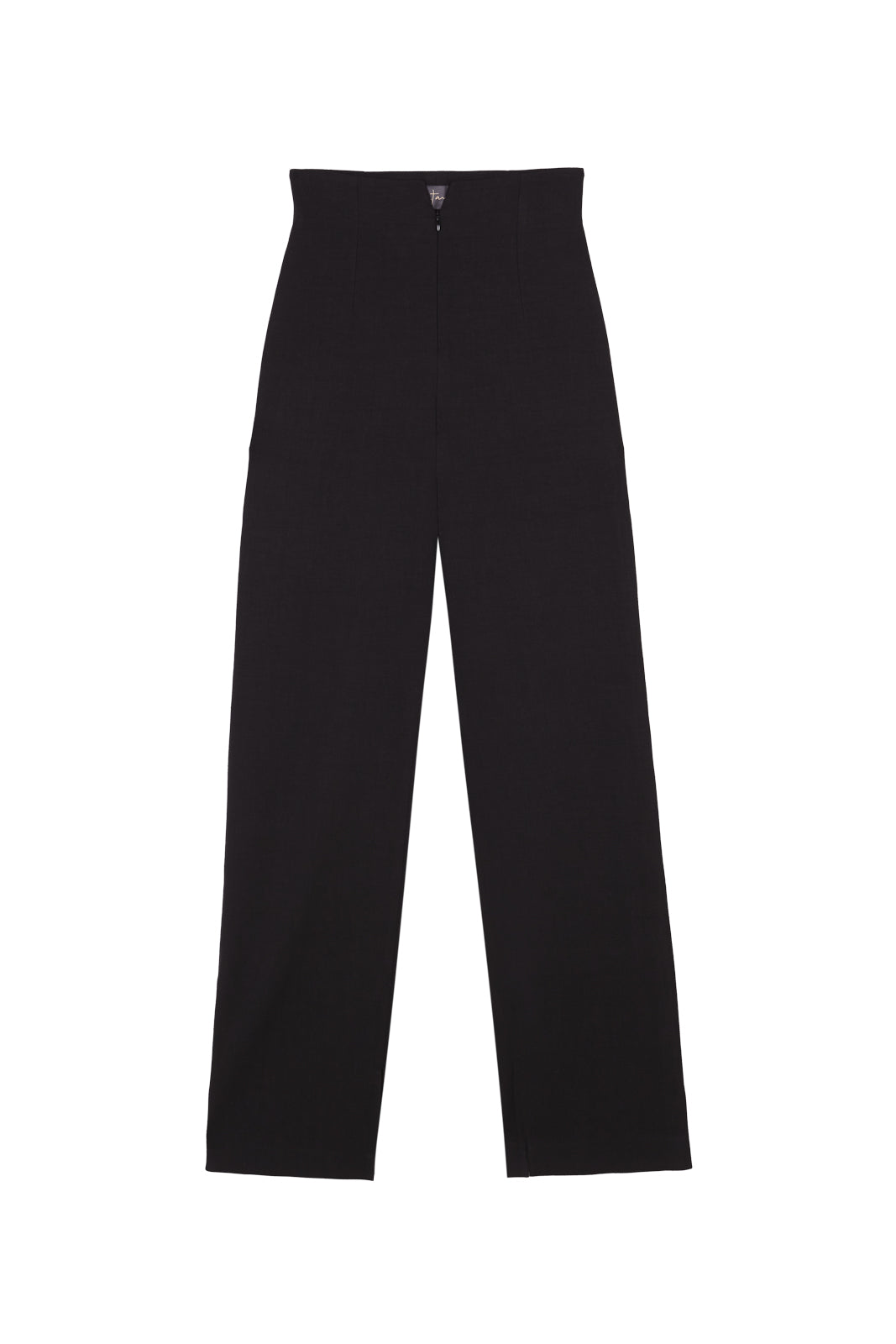 Cortana Bowie pantalon de talle alto negro
