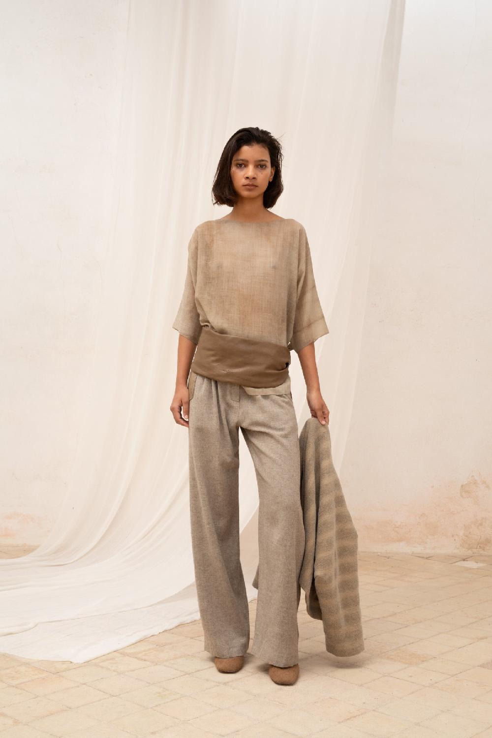 Cortana Bree Top En Lana Virgen Melange