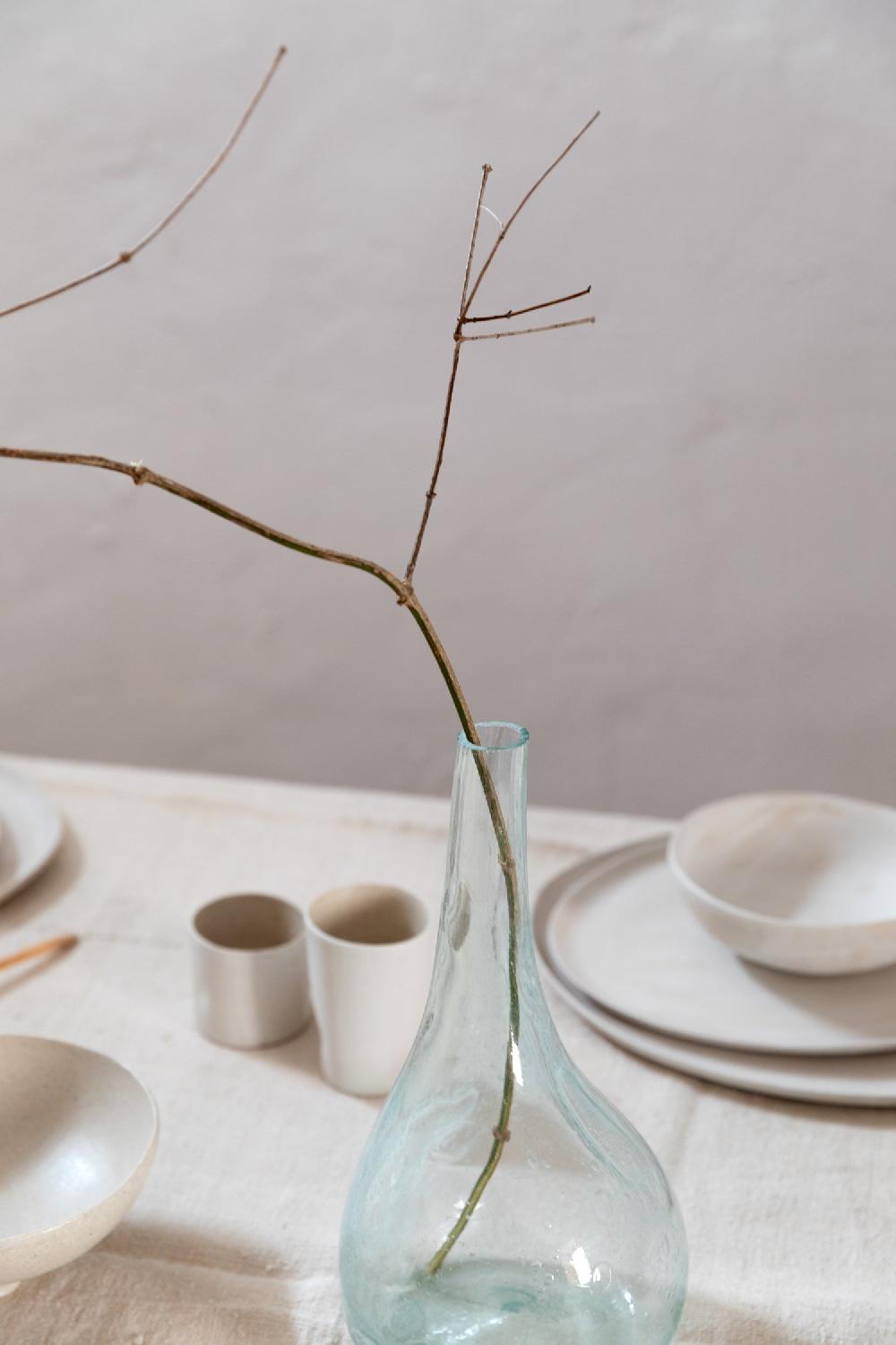 Cortana Calabaza Jarra De Vidrio Soplado Verde