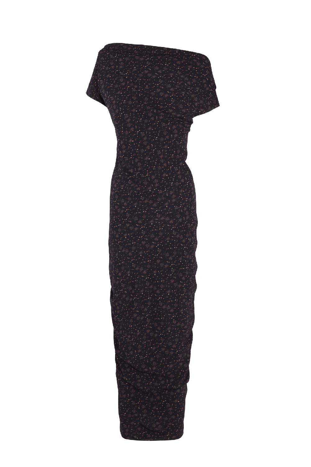 Cortana Camaron vestido en seda stretch hedy print