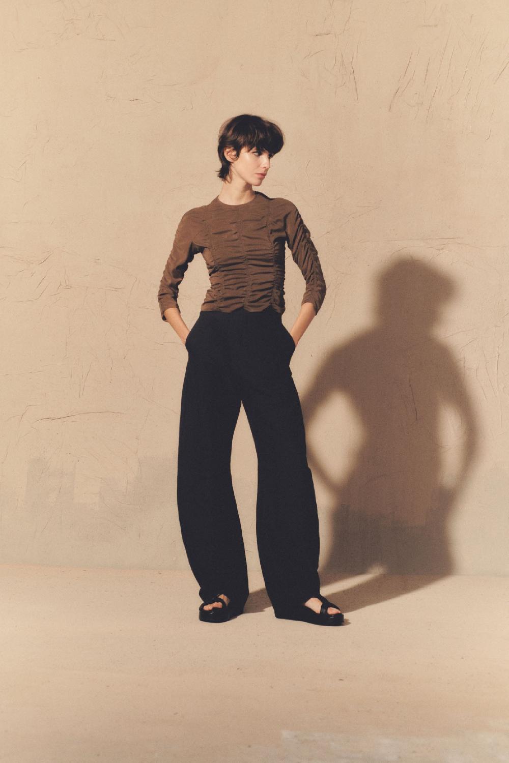 Cortana Chiara Pantalón Gris Humo