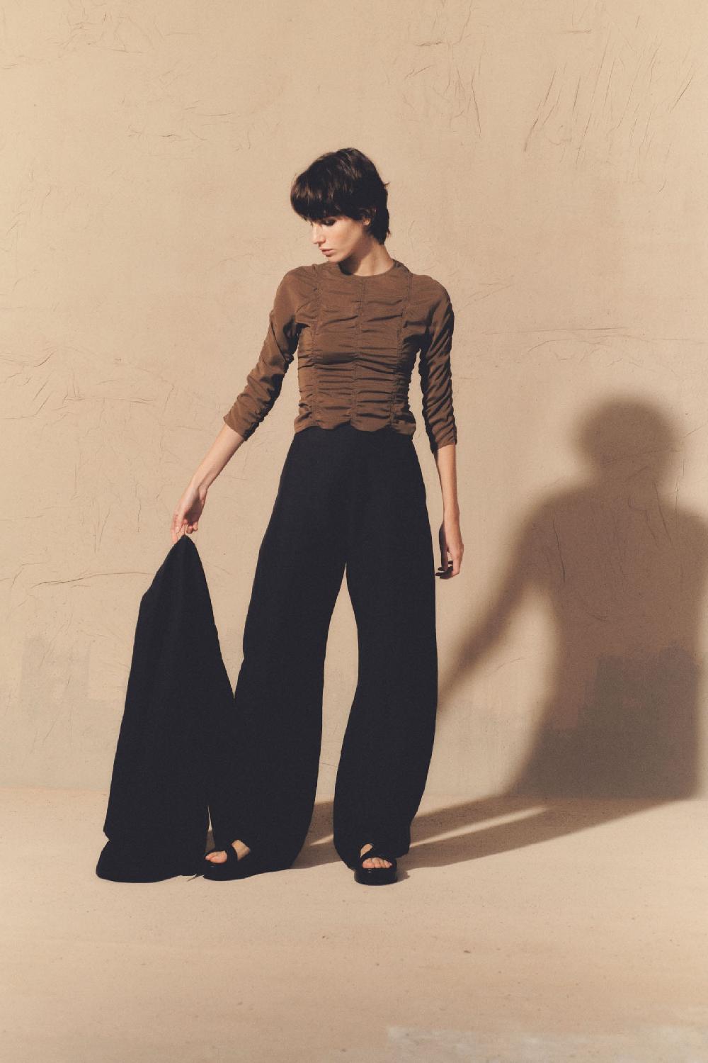 Cortana Chiara Pantalón Gris Humo