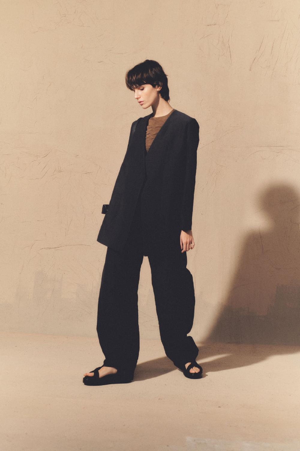 Cortana Chiara Pantalón Gris Humo