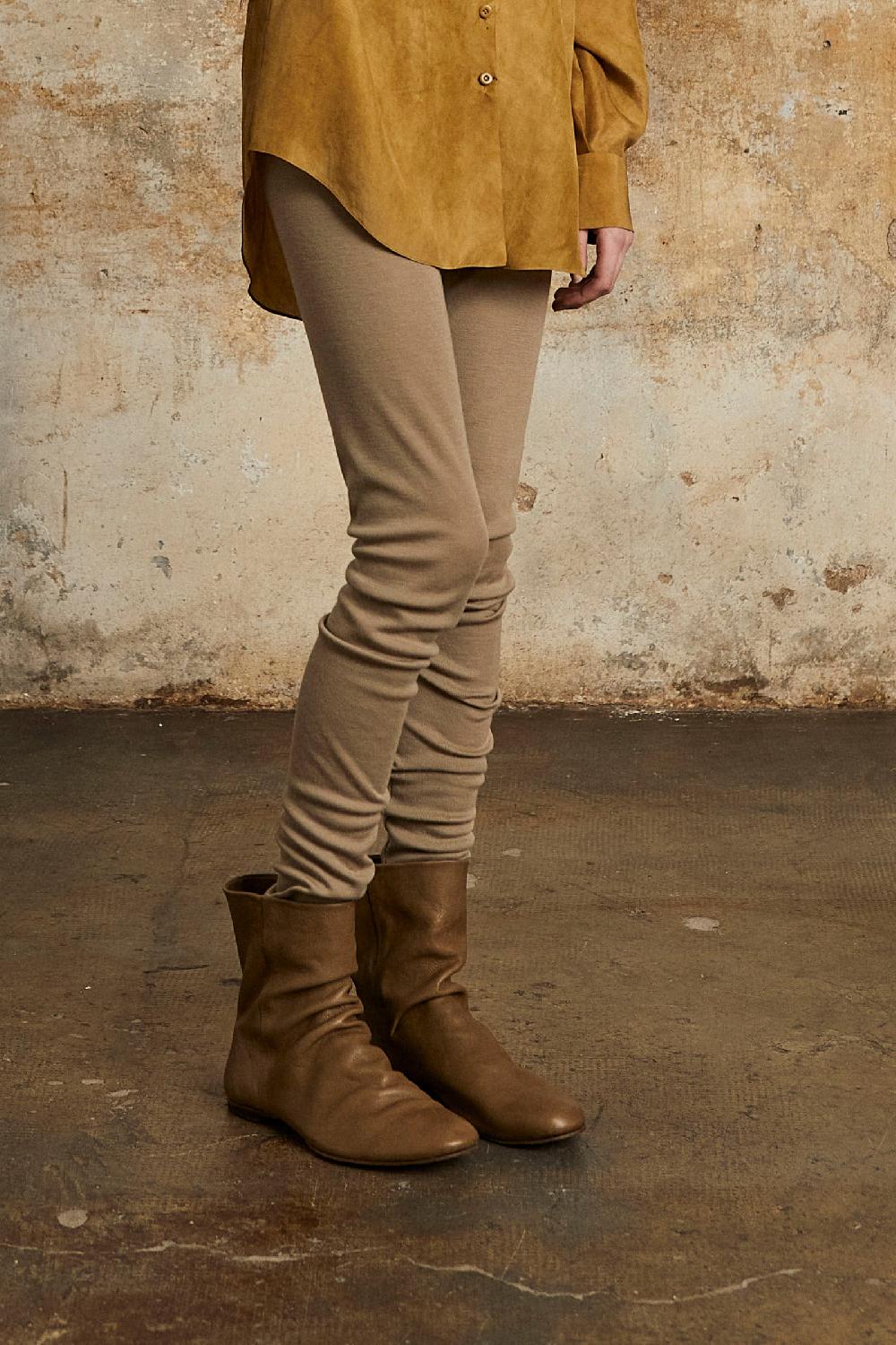 Cortana Ciel Botines Planos Verde Kaki