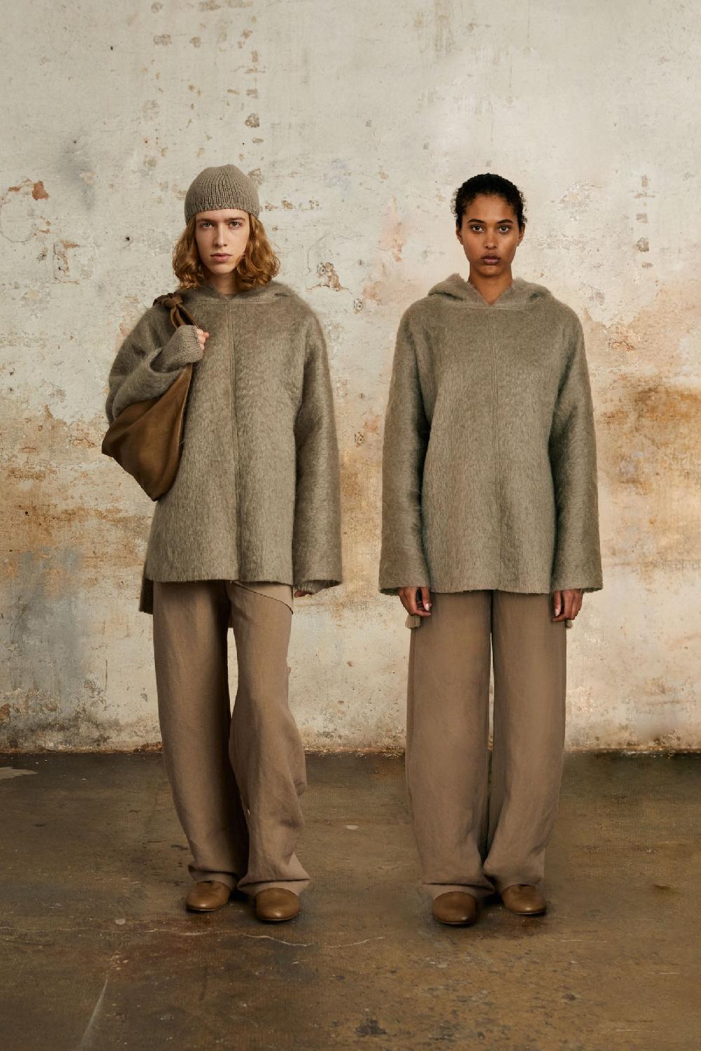 Cortana Ciel Hoodie De Mohair Gris