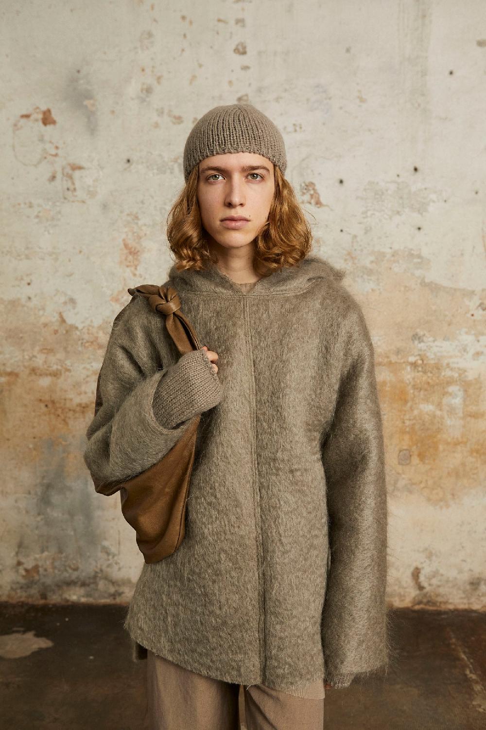 Cortana Ciel Hoodie De Mohair Gris