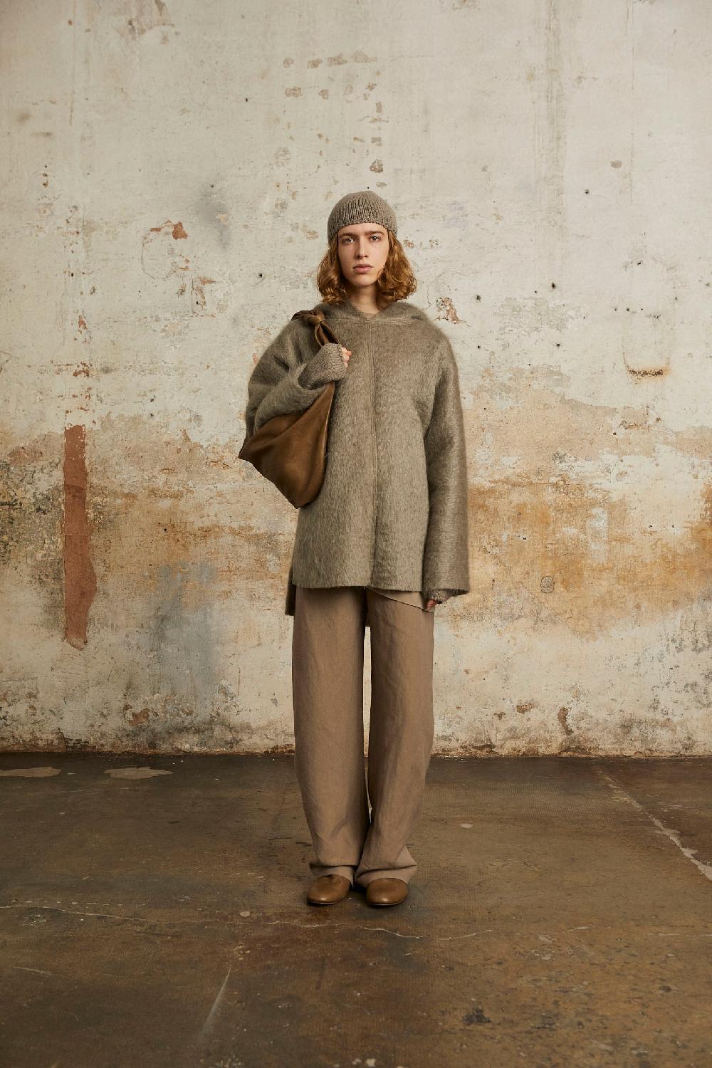 Cortana Ciel Hoodie De Mohair Gris