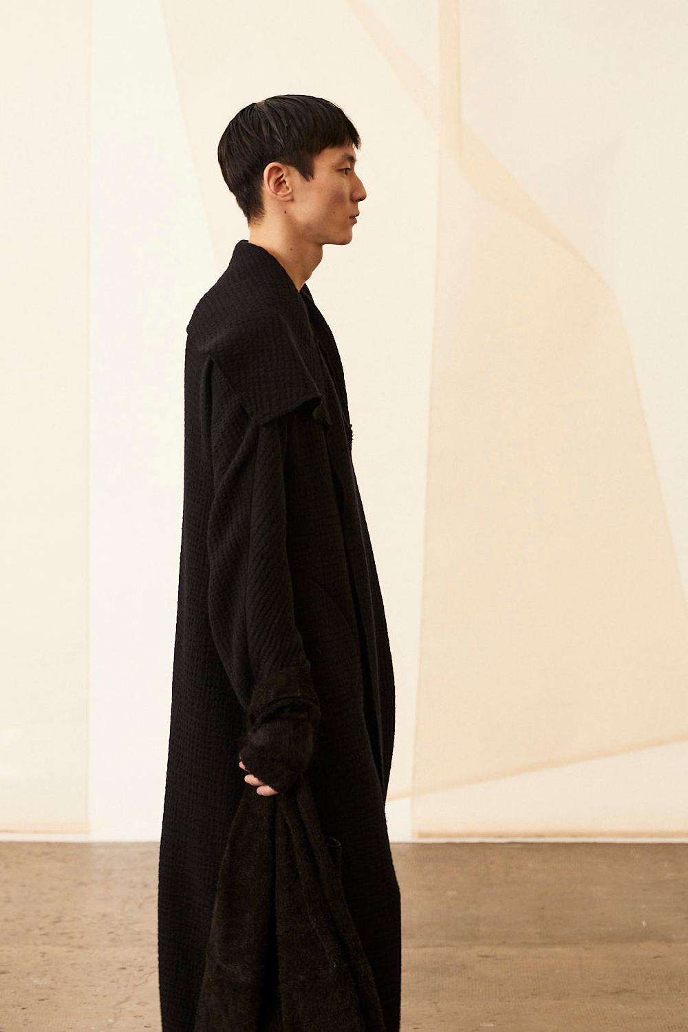 Cortana Ciel Mitones De Mohair Negro