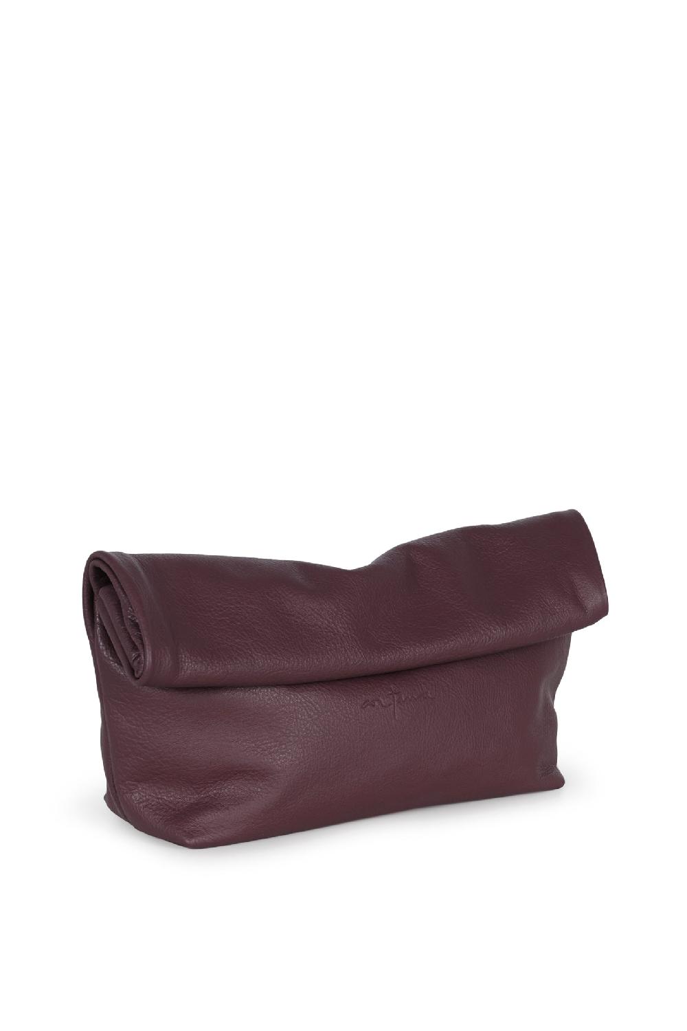 Cortana Delhi L Clutch Grande En Cuero Burdeos