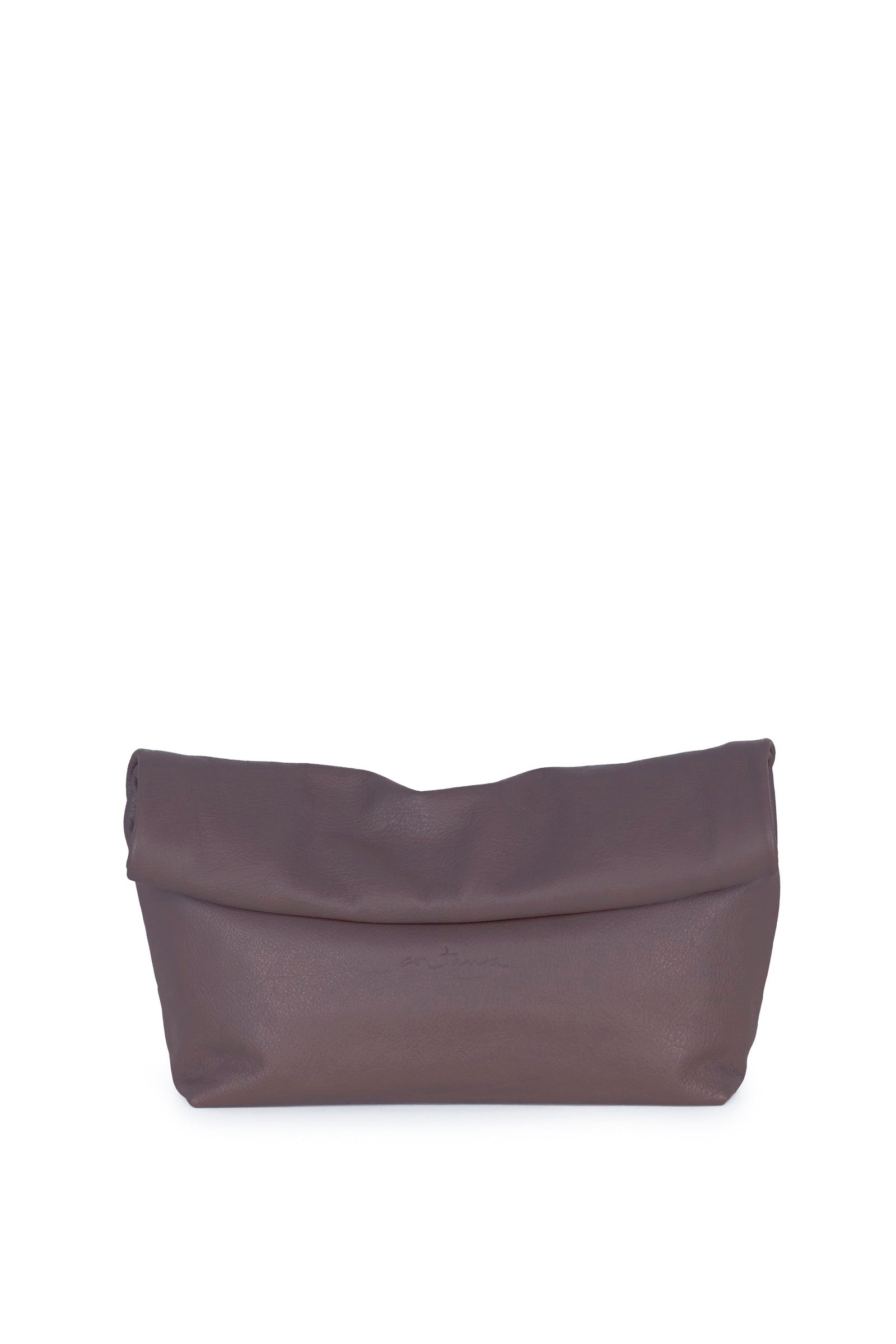Cortana Delhi L clutch grande en cuero vison