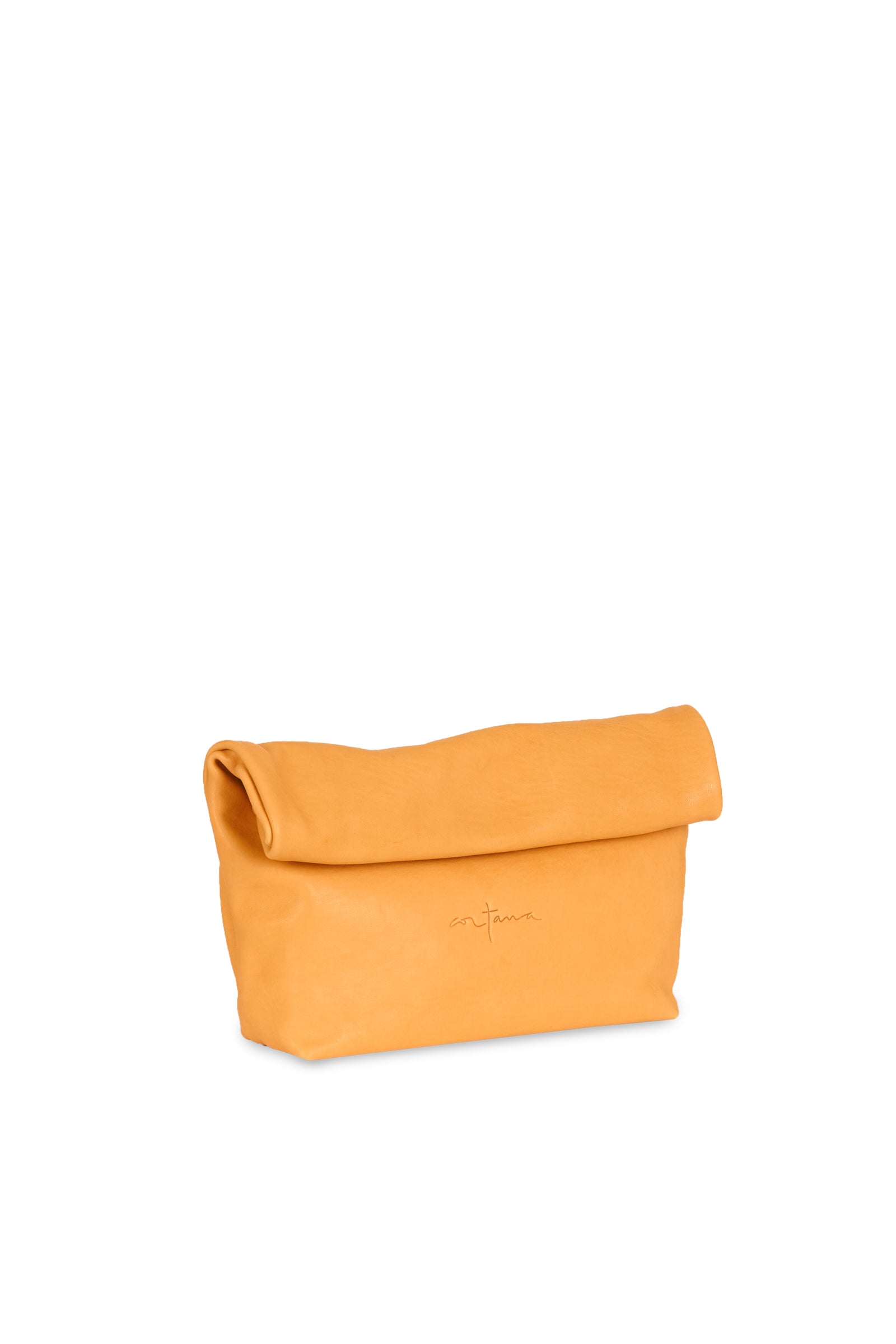 Cortana Delhi S Clutch De Cuero Melocoton
