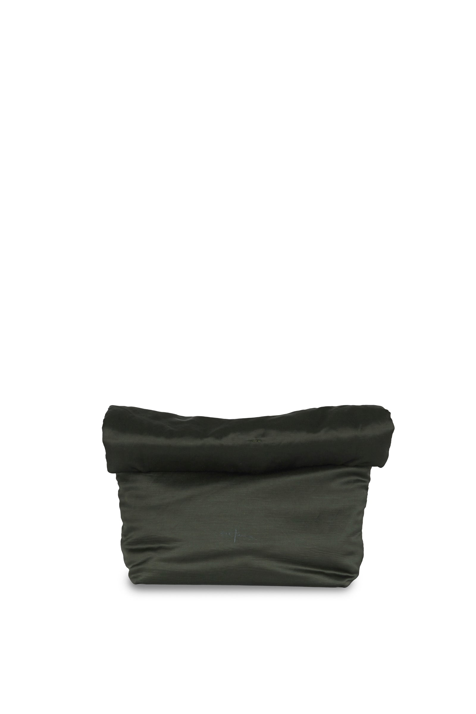 Cortana Delhi S Clutch En Viscosa Y Lino Grafito
