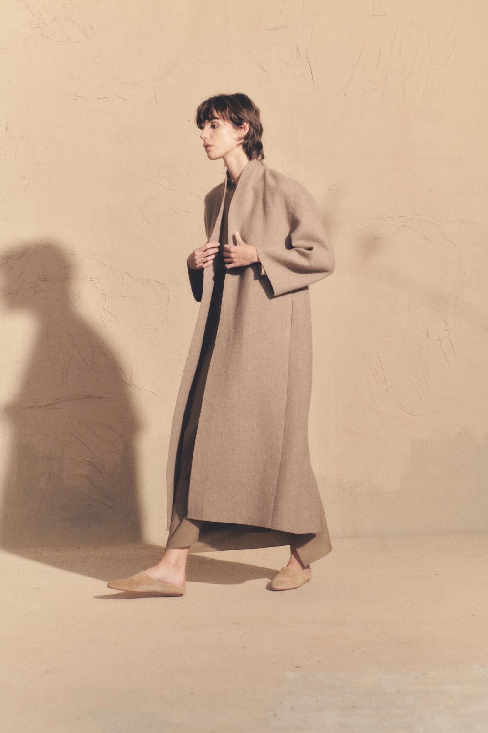 Cortana Dorian Abrigo En Cachemir Capuccino