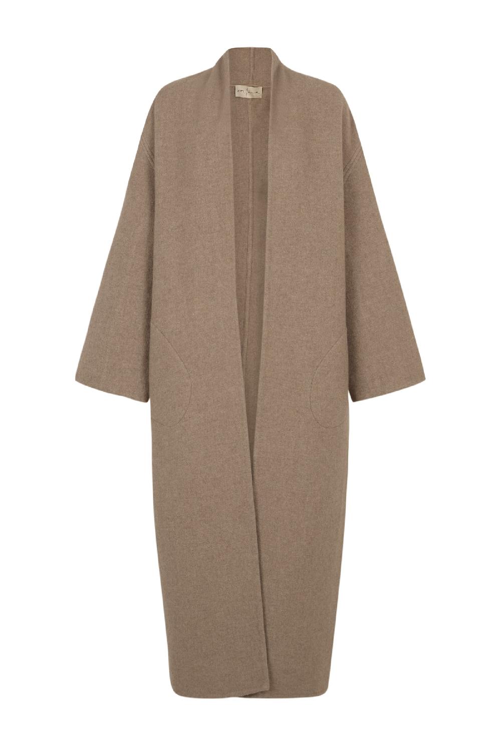 Cortana Dorian abrigo en cachemir capuccino