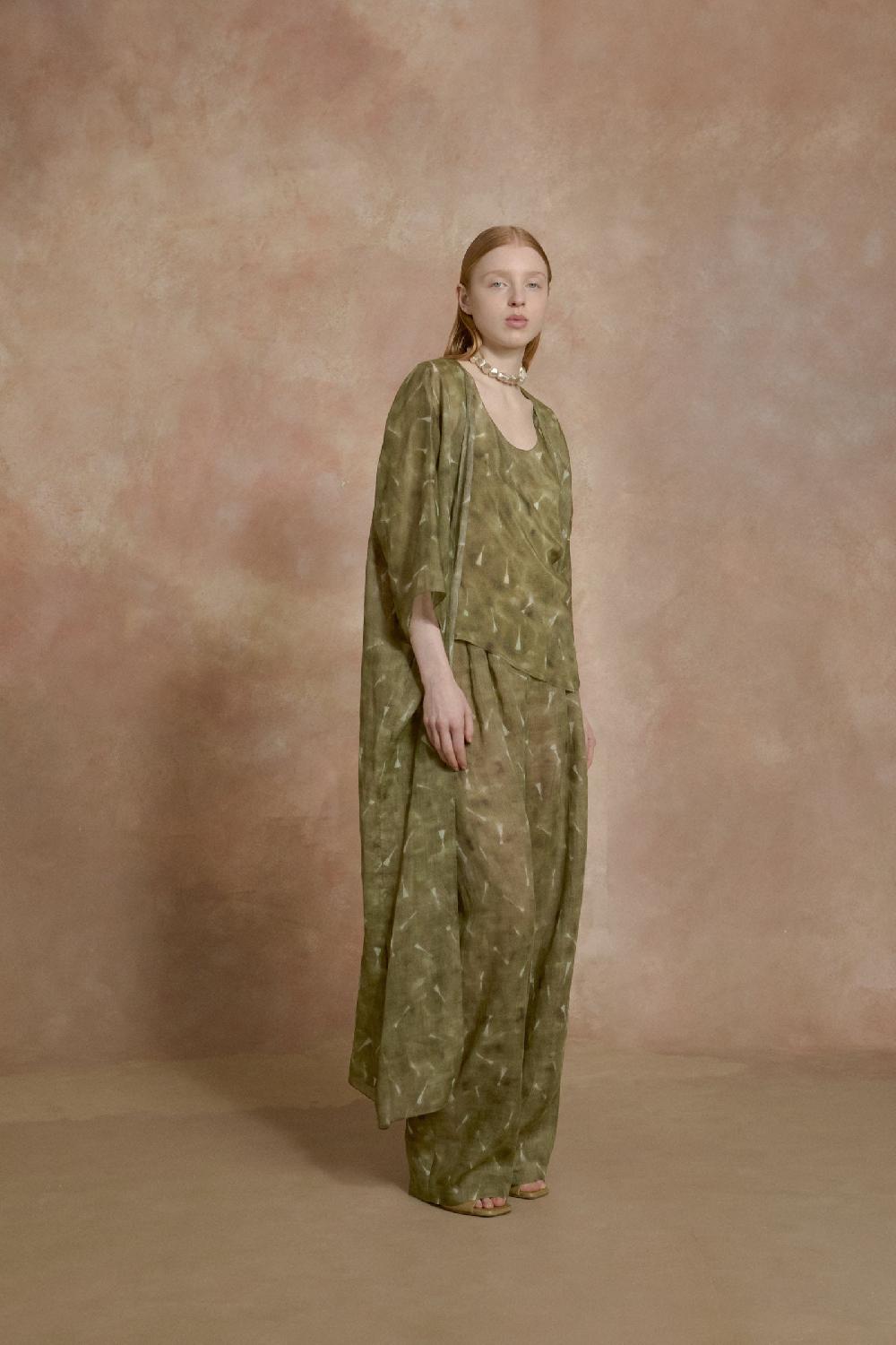 Cortana Elise Top De Seda Organica Pua Print