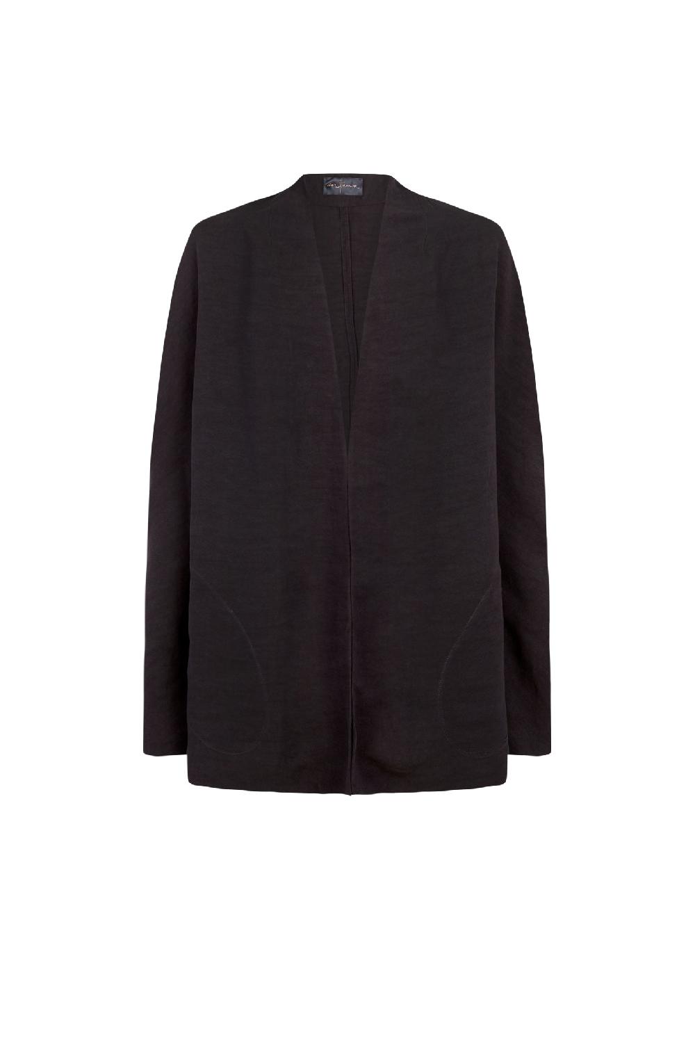 Cortana Fania chaqueta en lino y viscosa blueberry