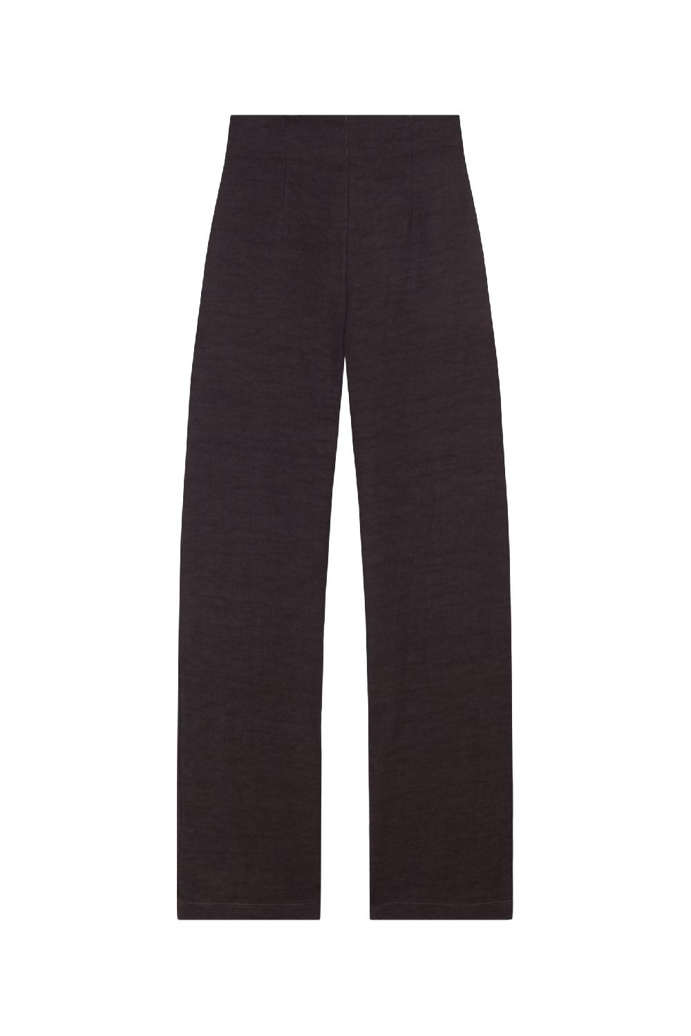 Cortana Fania pantalon en lino y viscosa blueberry