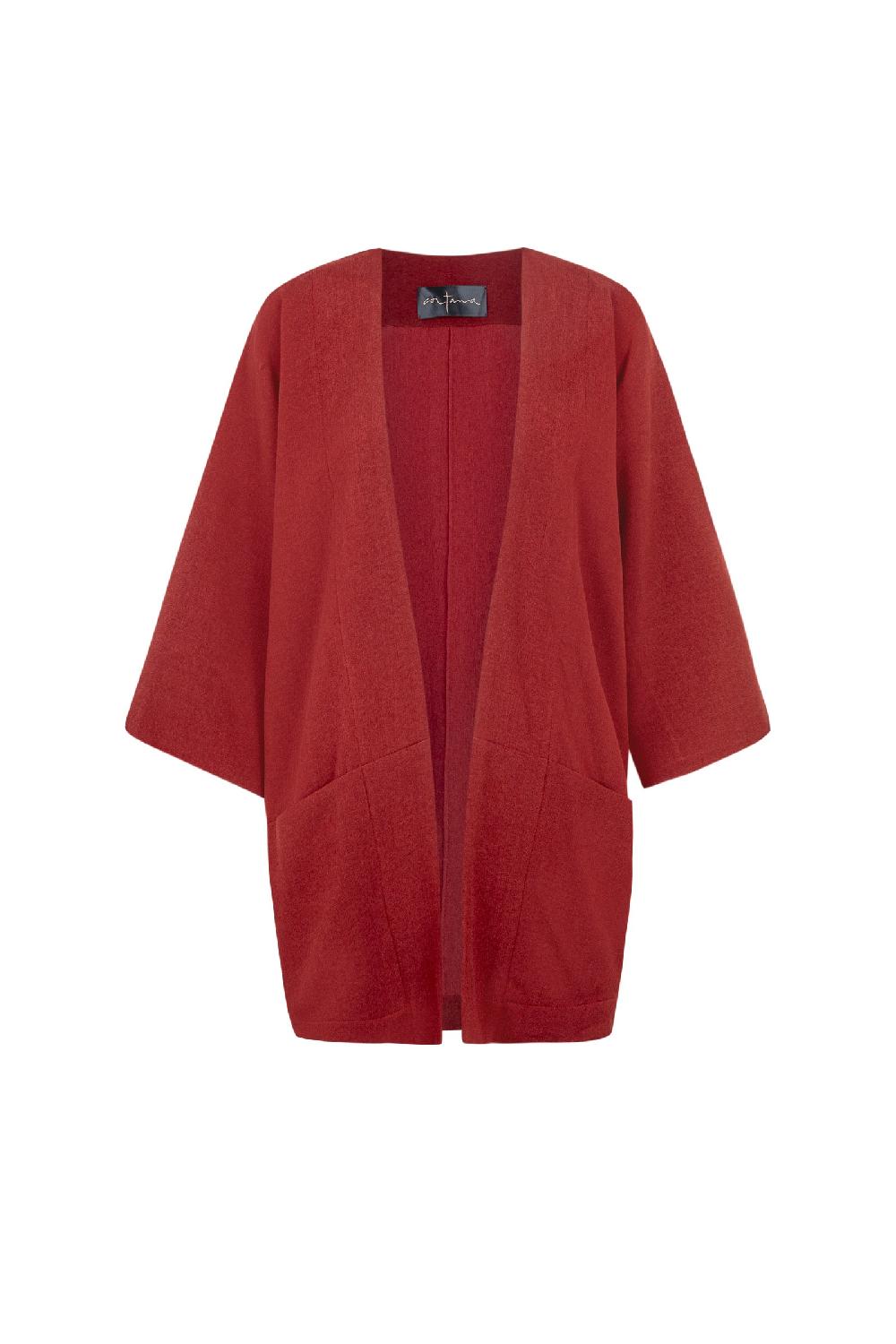 Cortana Fiona chaqueta rojo carmin