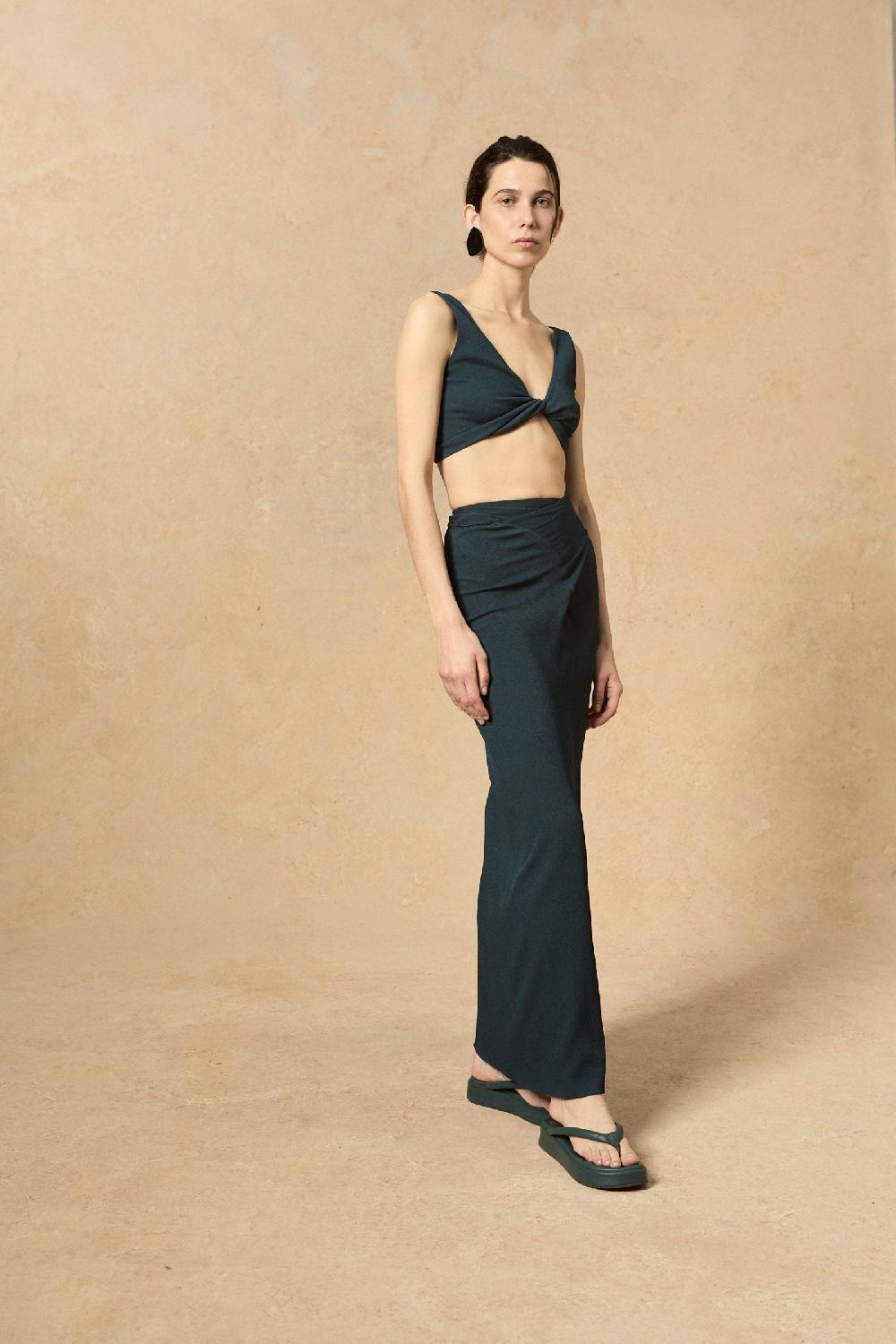 Cortana Fiona Crop Top Azul