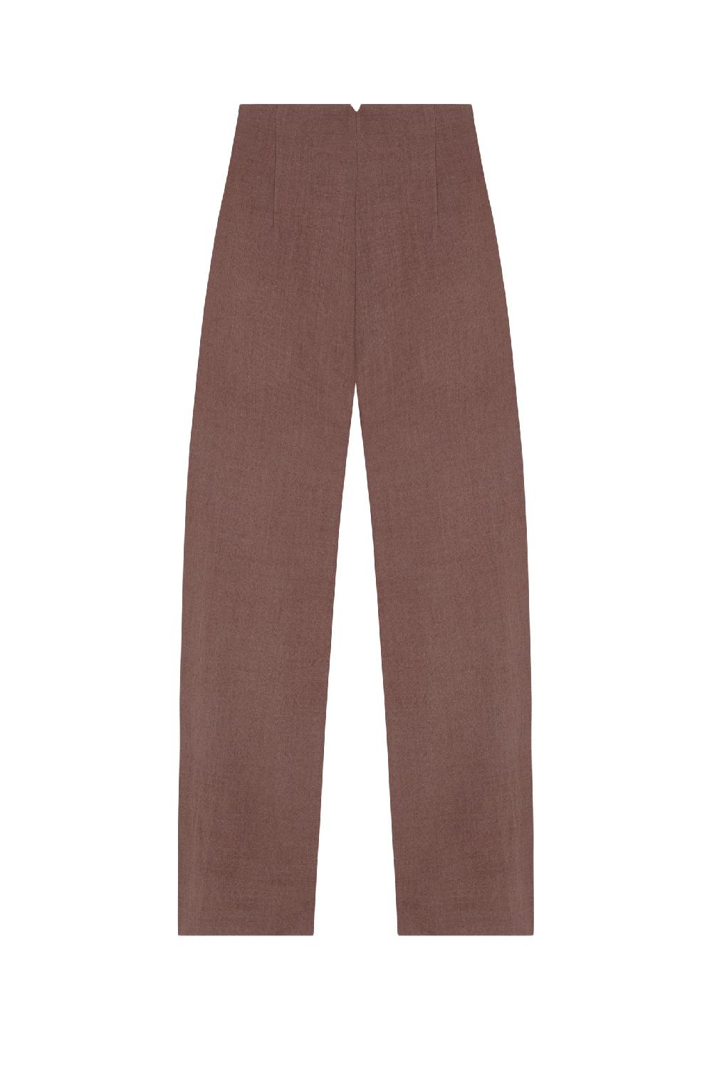 Cortana Frontera Pantalón En Lana Virgen Blush