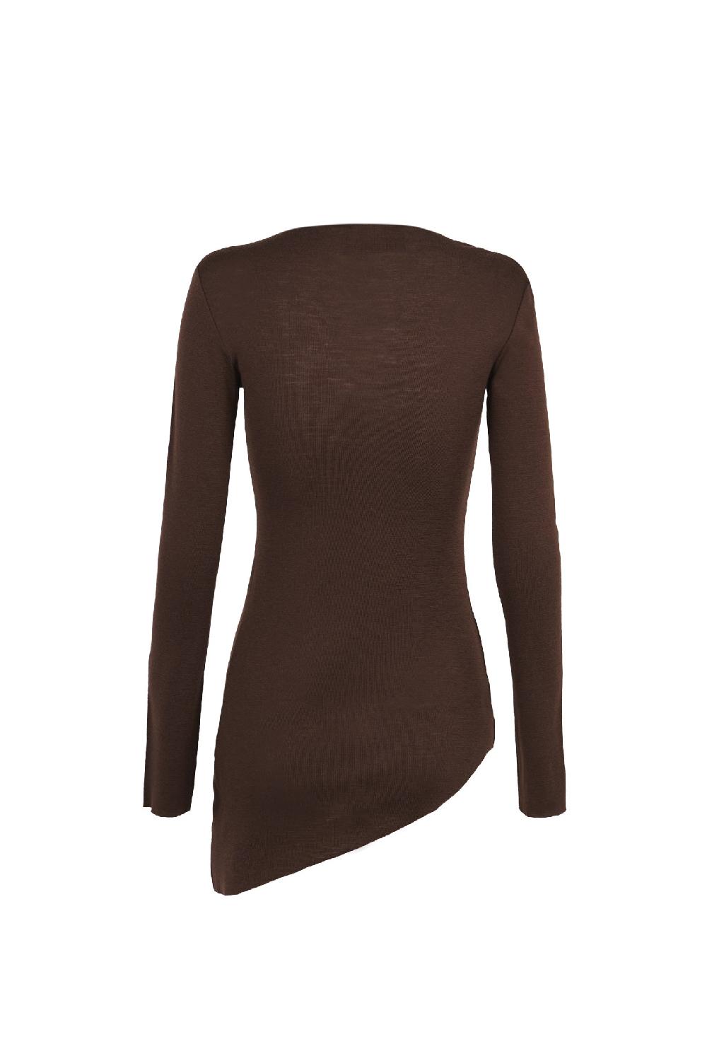 Cortana Genet Top De Lana Virgen Caoba