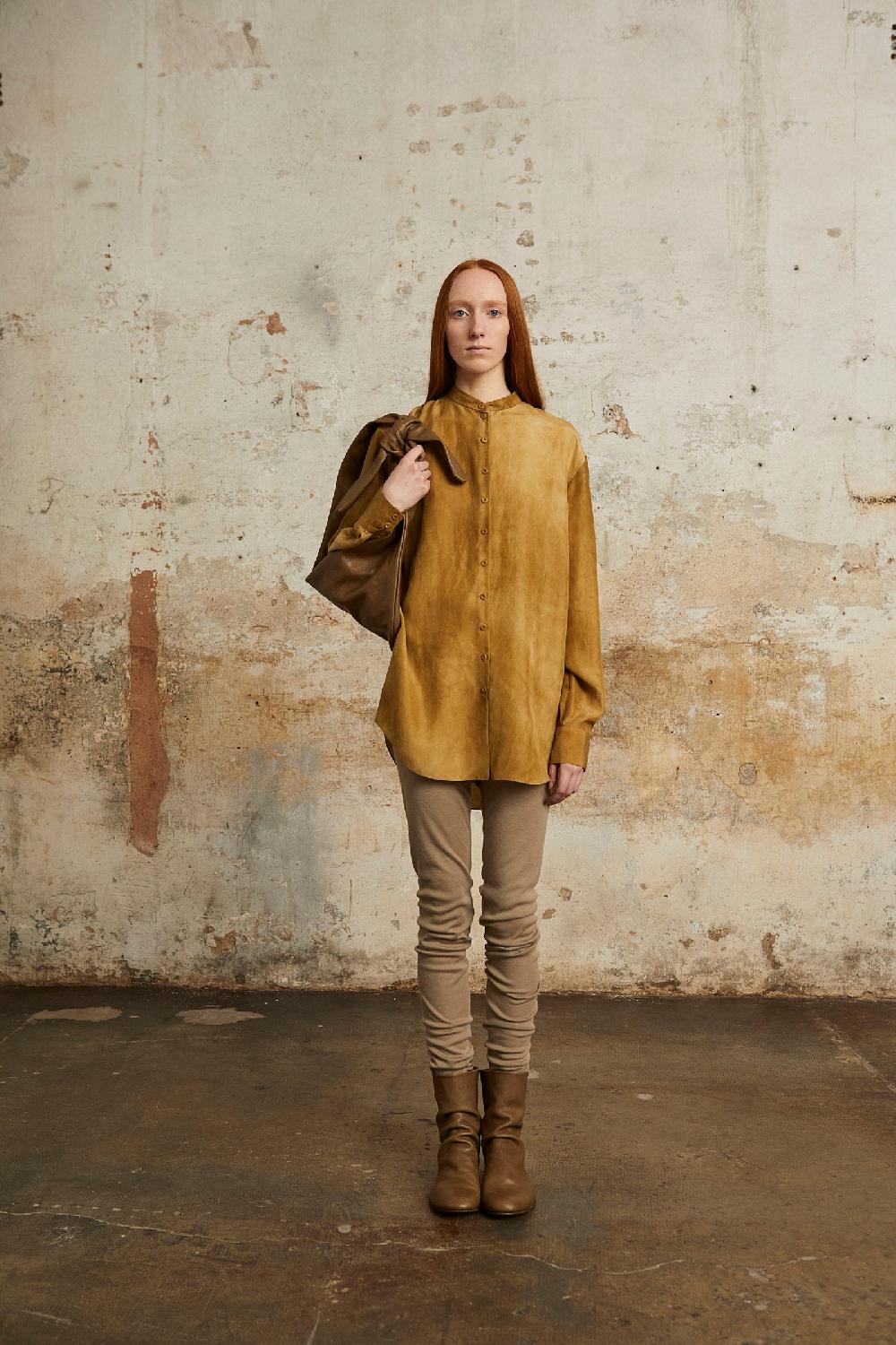 Cortana Genie Leggings De Lana Virgen Caoba