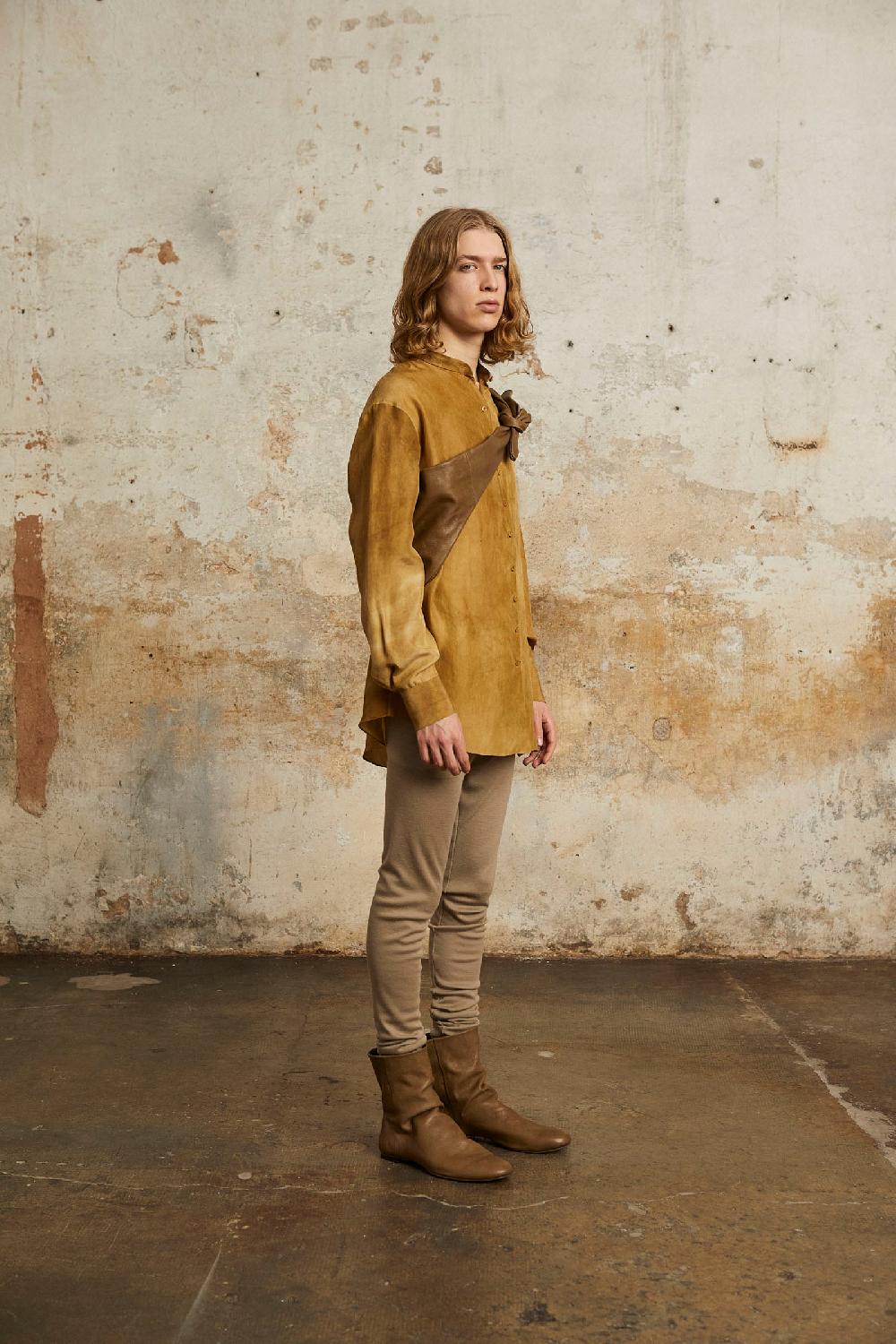 Cortana Genie Leggings De Lana Virgen Gris