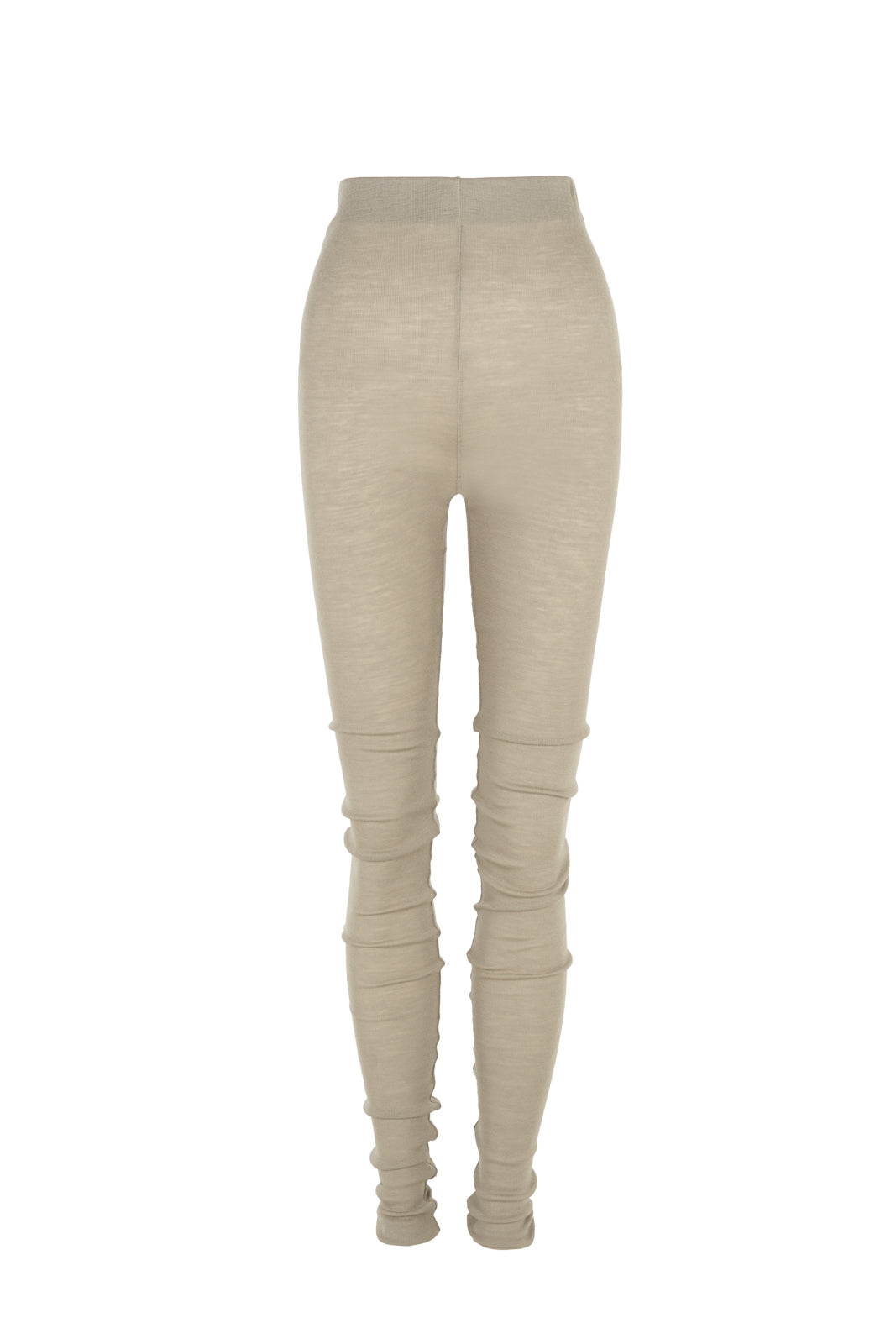 Cortana Genie Leggings De Lana Virgen Gris