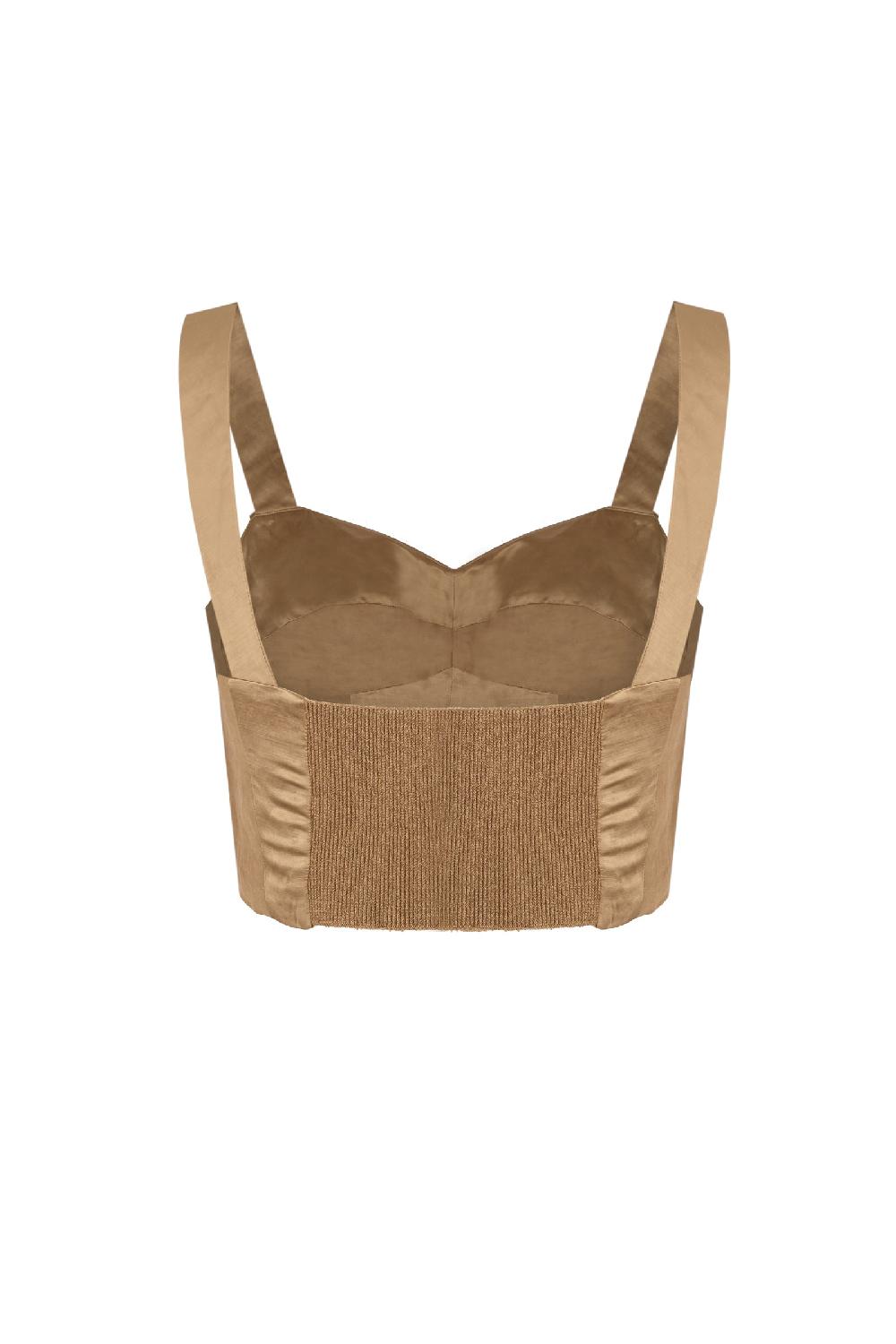Cortana Gloria Top Bustier Cocoa