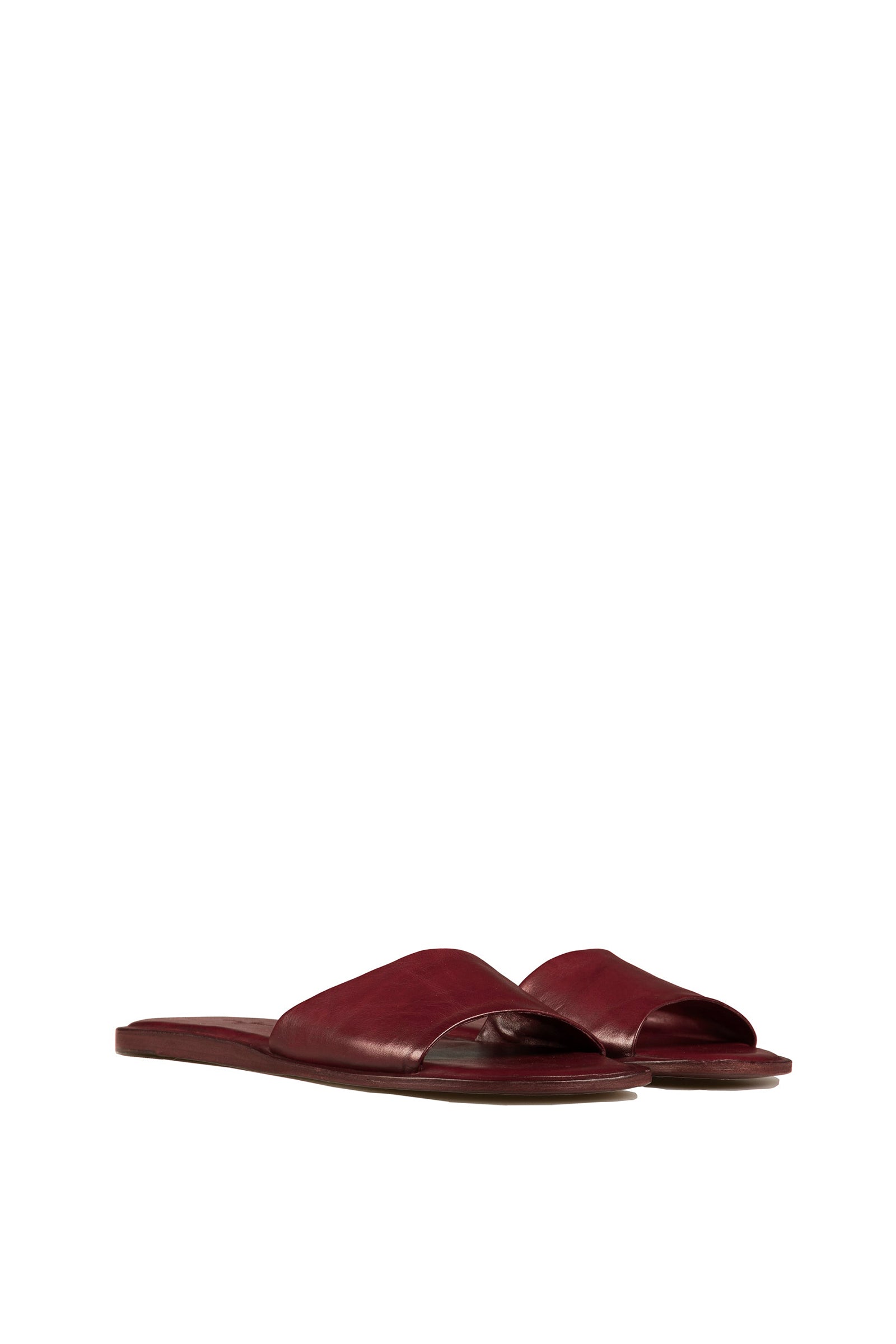 Cortana Heidi Flip Flops En Rojo Oscuro